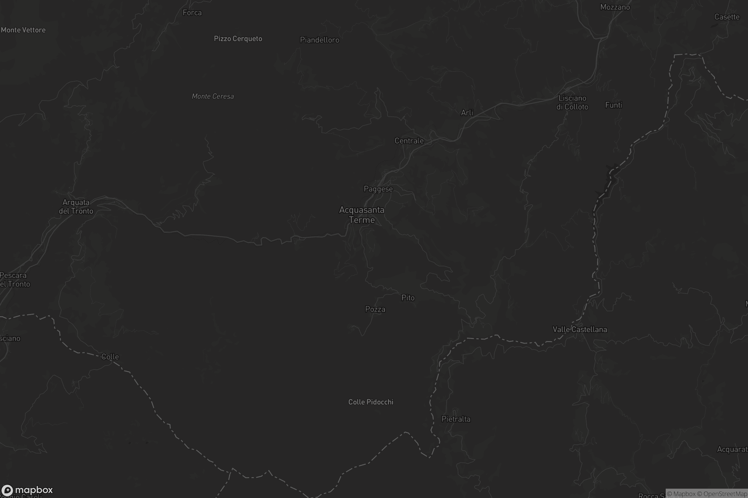 Mappa di Acquasanta Terme