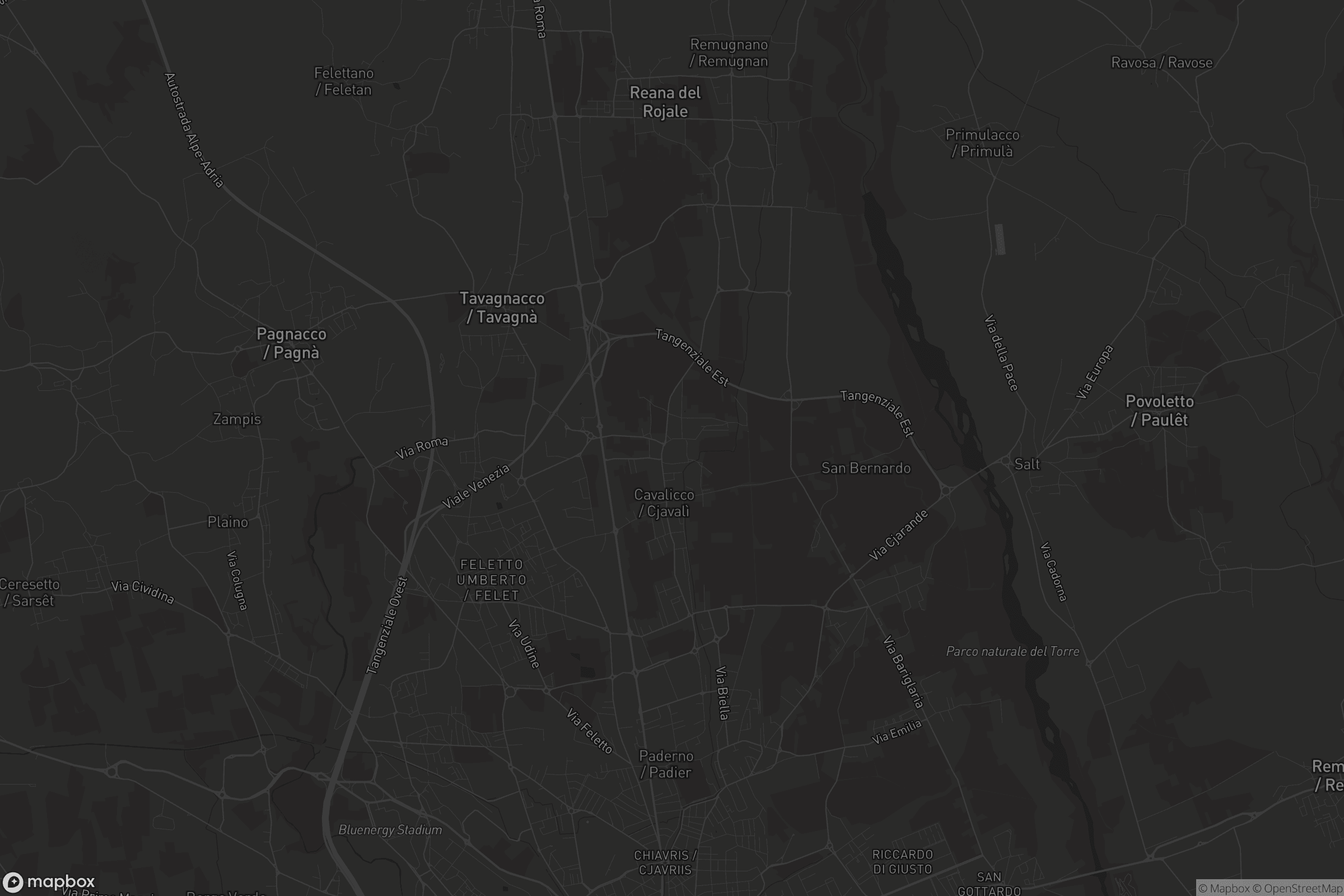 Mappa di Adegliacco / Dedeà