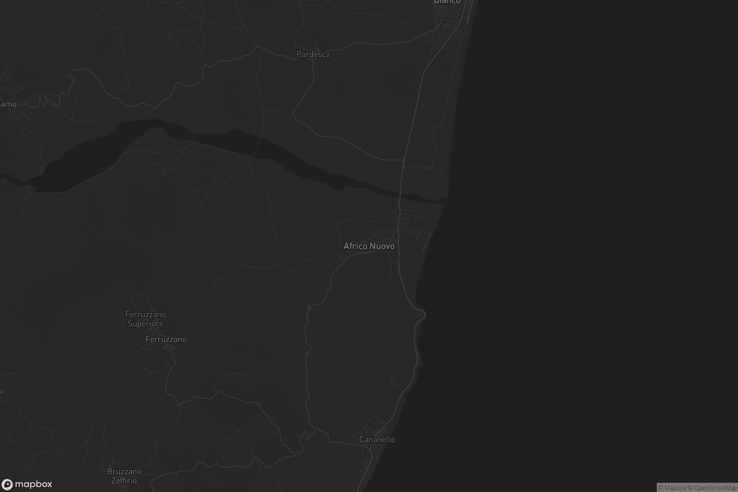 Mappa di Africo Nuovo