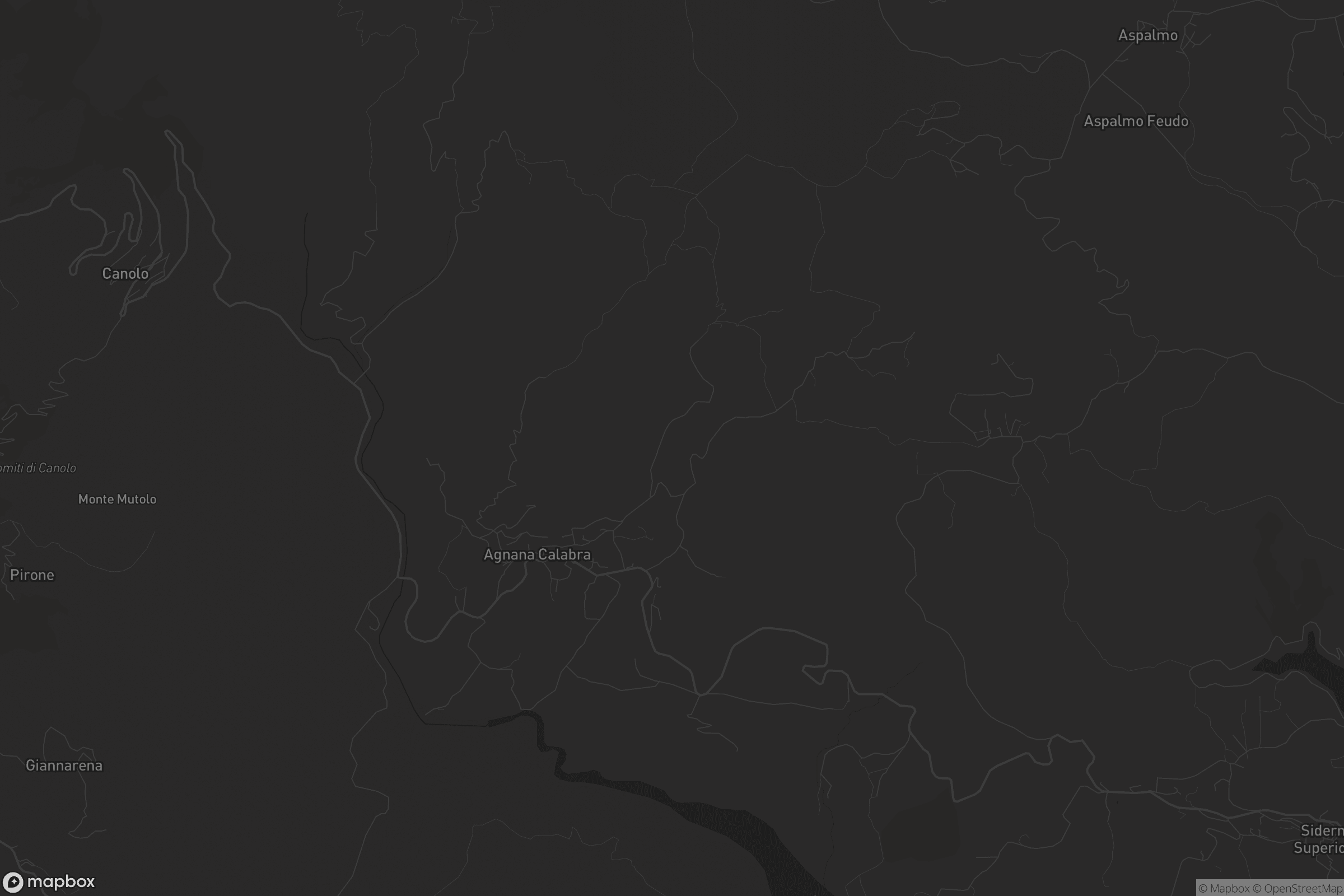 Mappa di Agnana Calabra