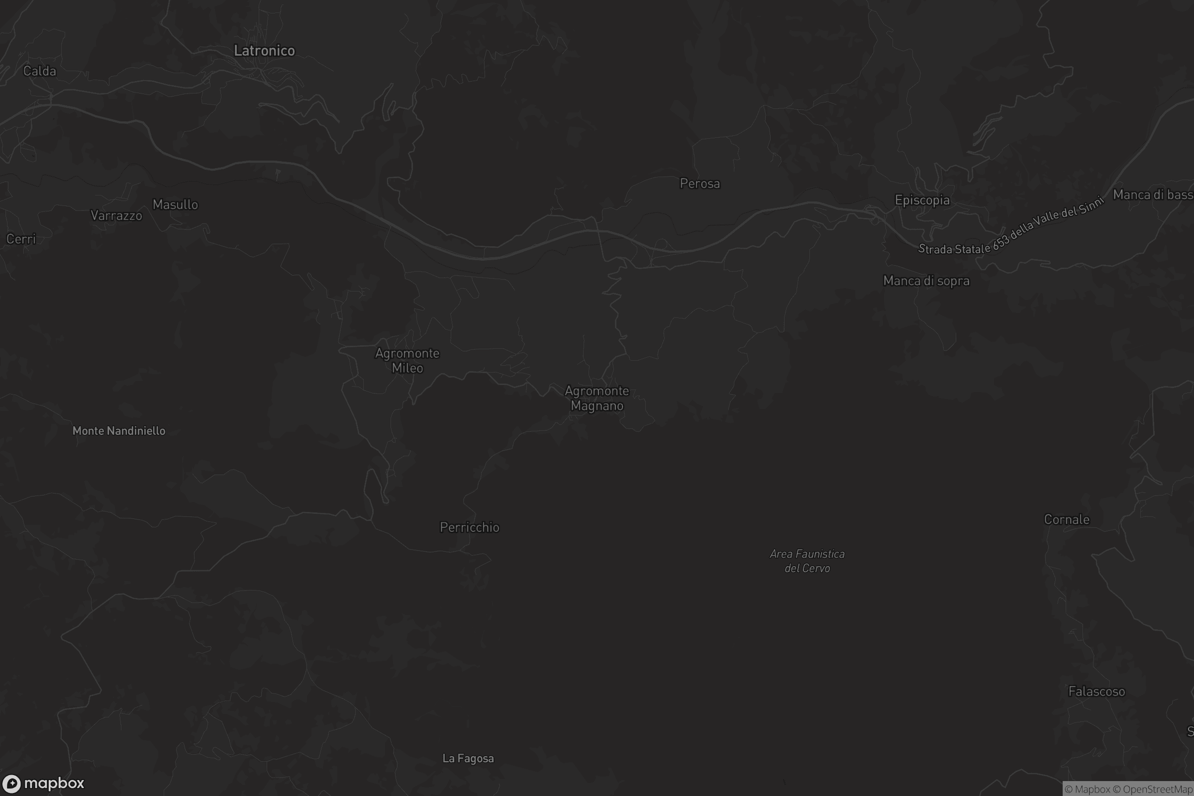 Mappa di Agromonte Magnano