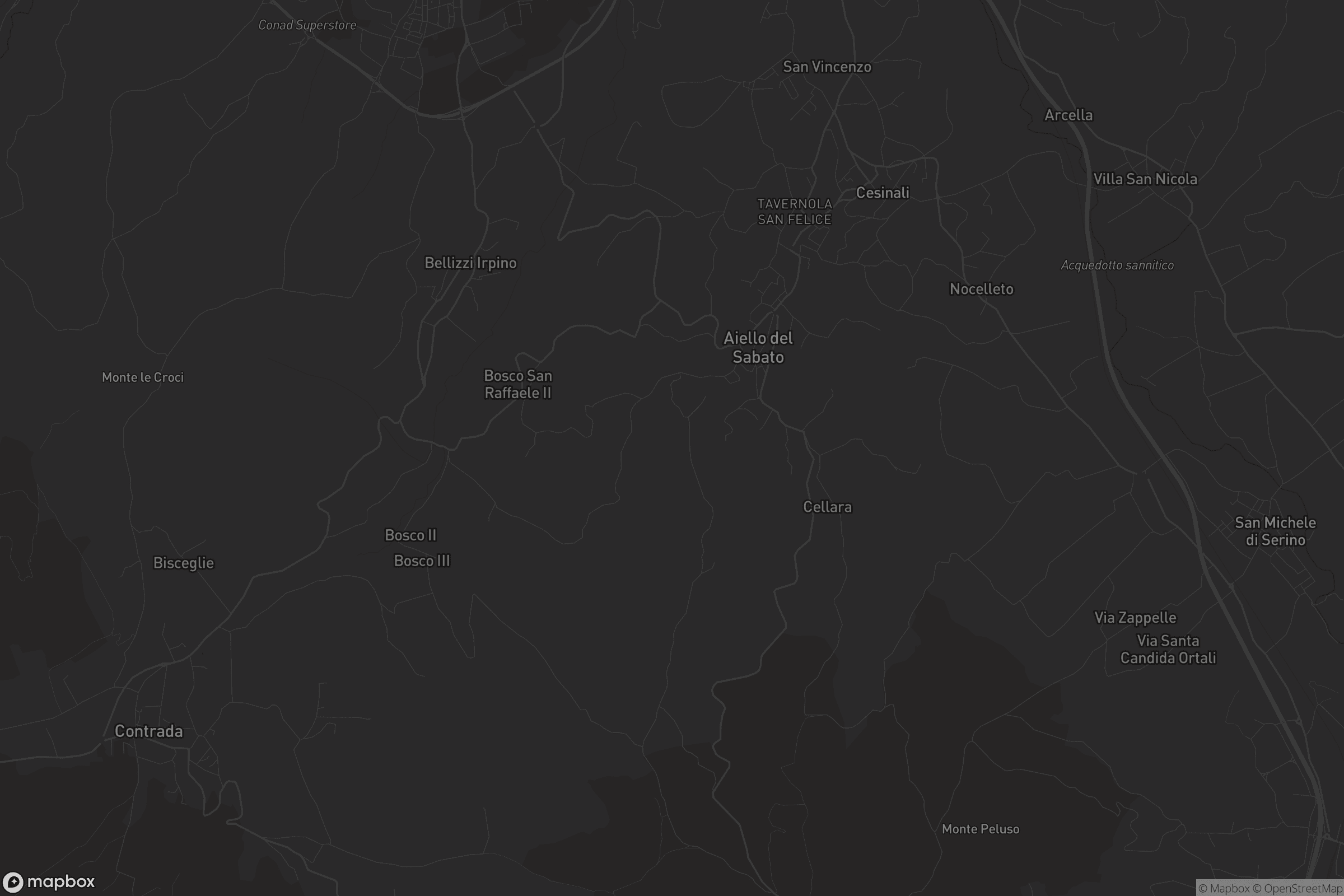 Mappa di Aiello del Sabato