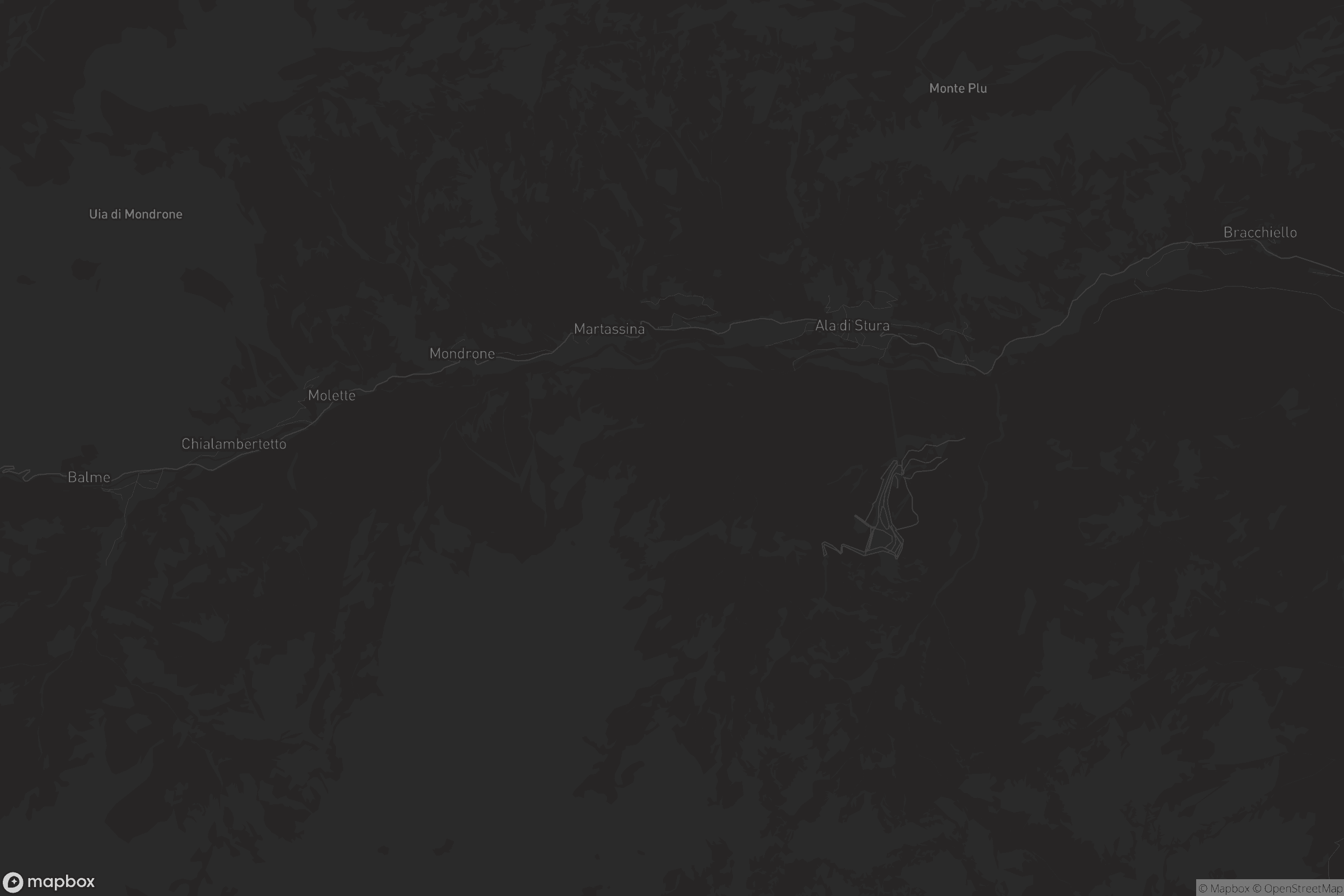 Mappa di Ala di Stura