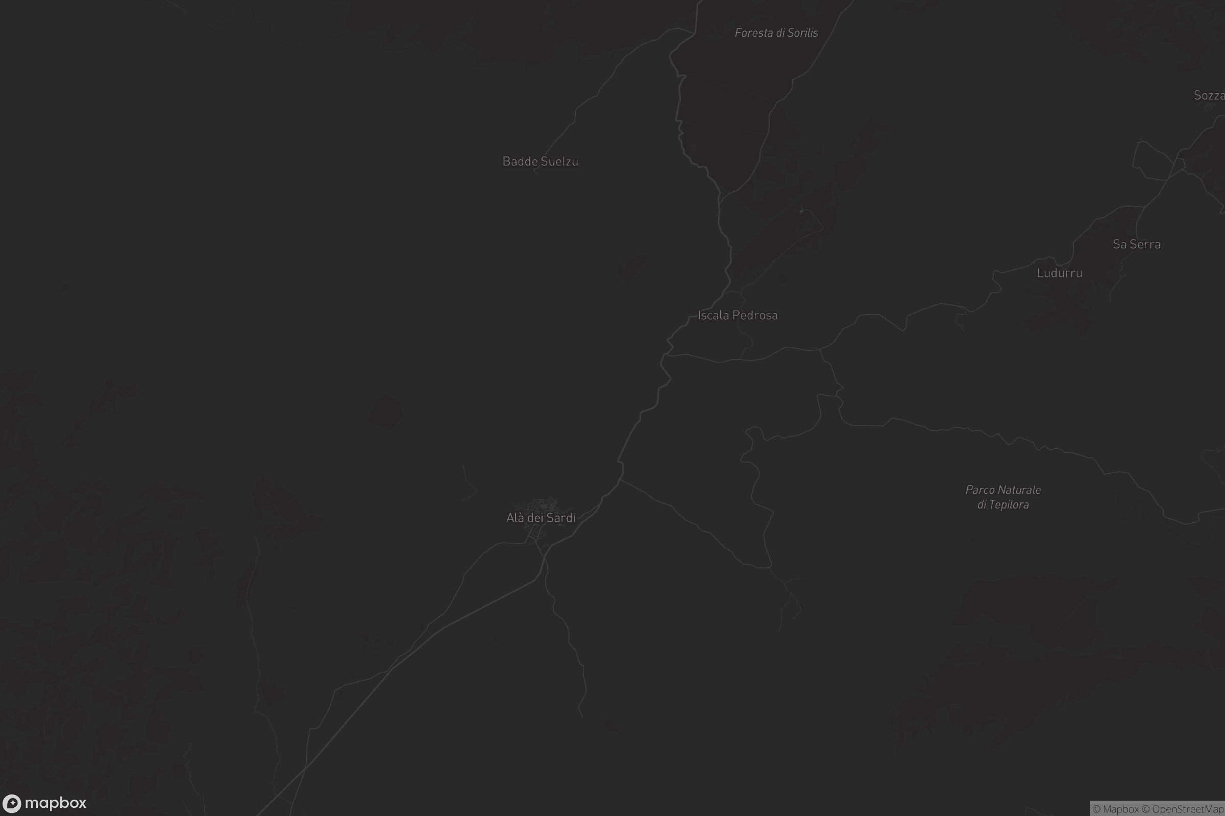 Mappa di Alà/Alà dei Sardi