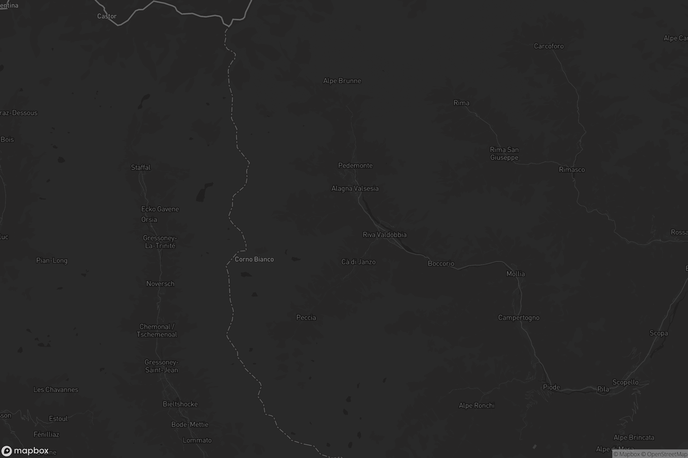 Mappa di Alagna Valsesia