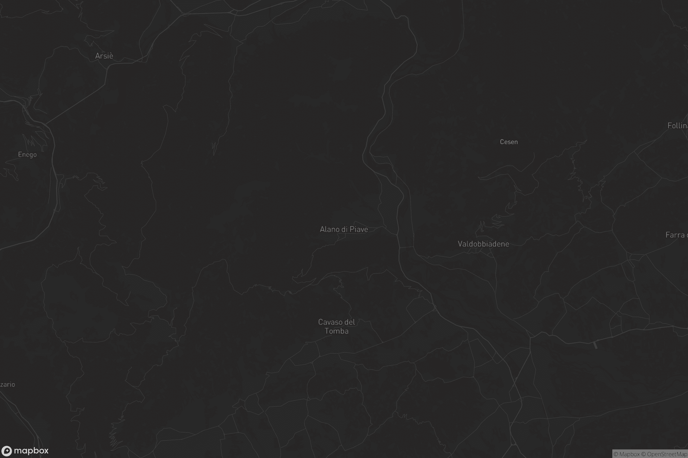 Mappa di Alano di Piave