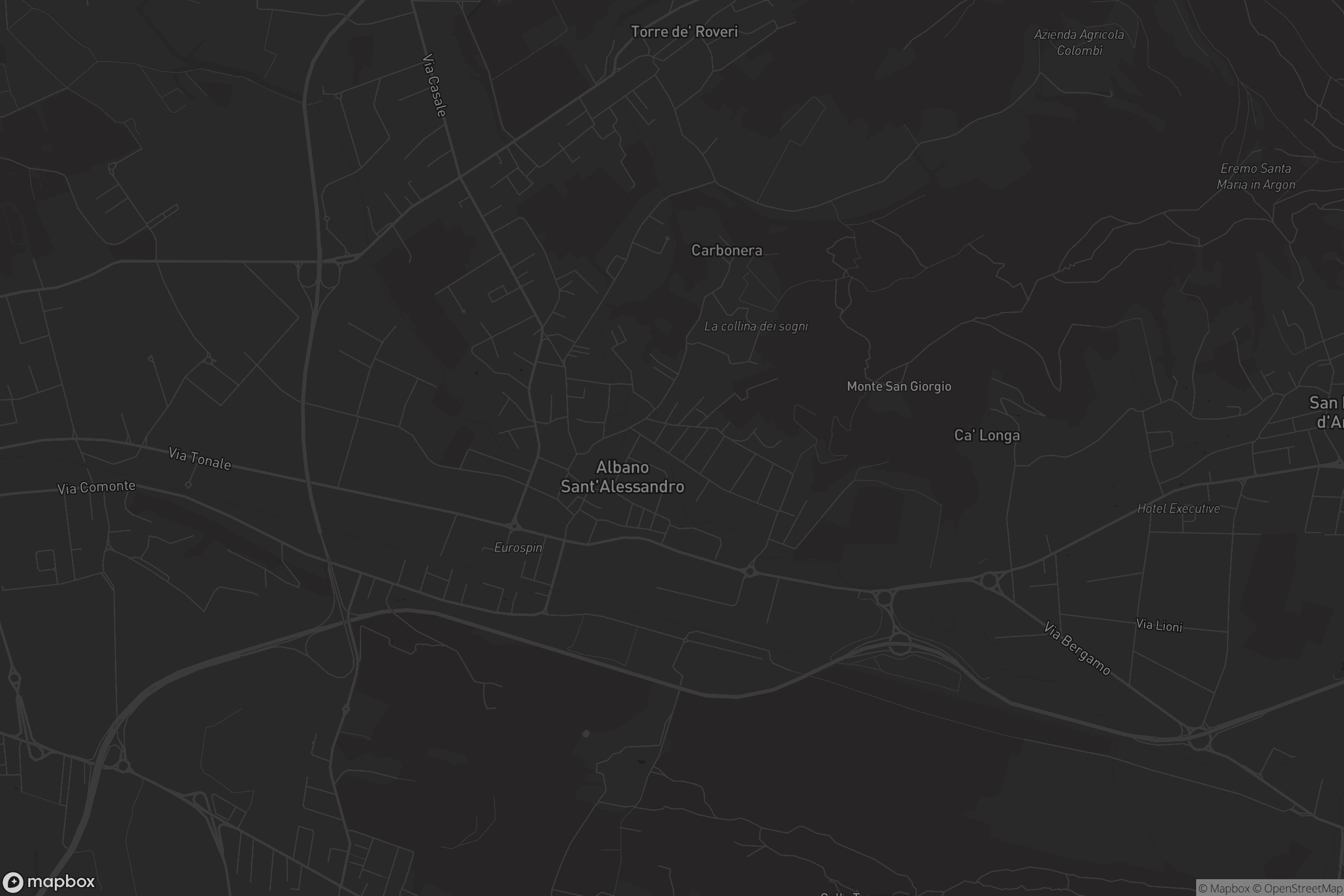 Mappa di Albano Sant'Alessandro