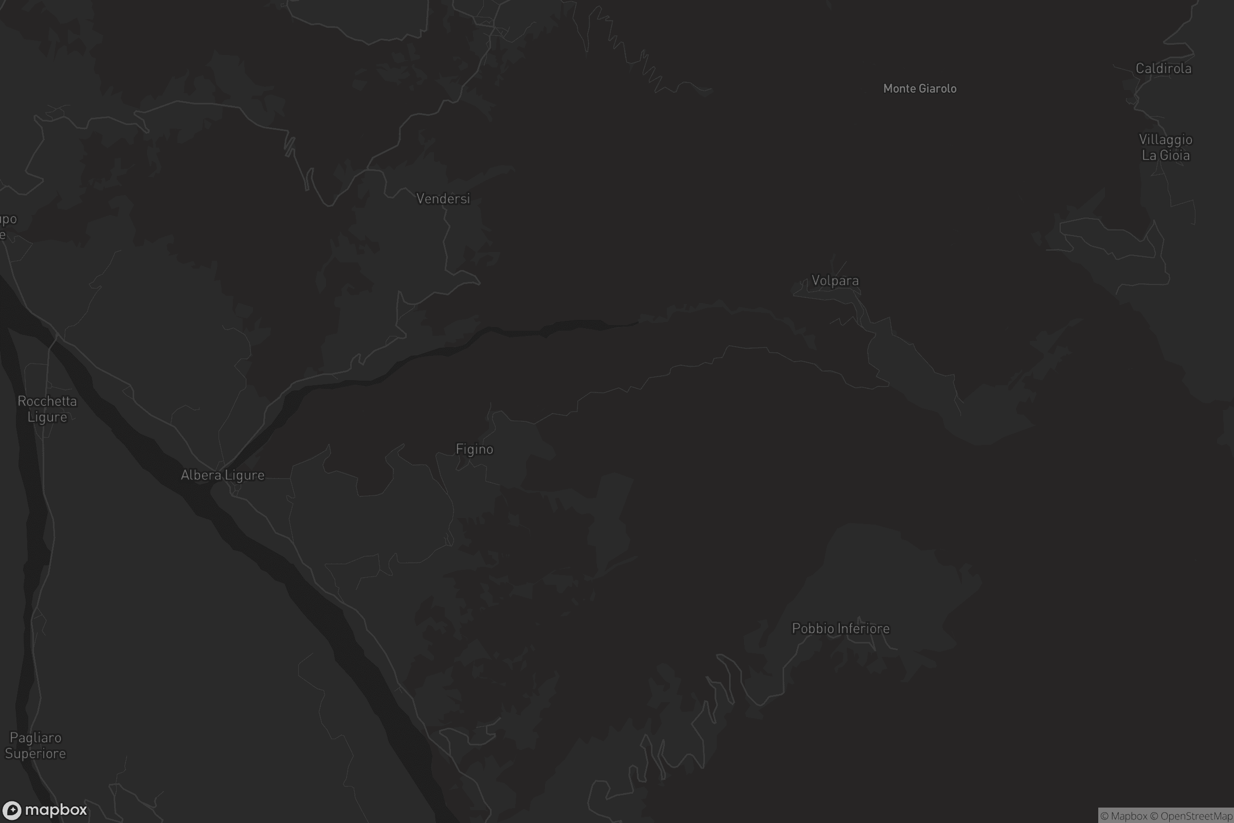 Mappa di Albera Ligure