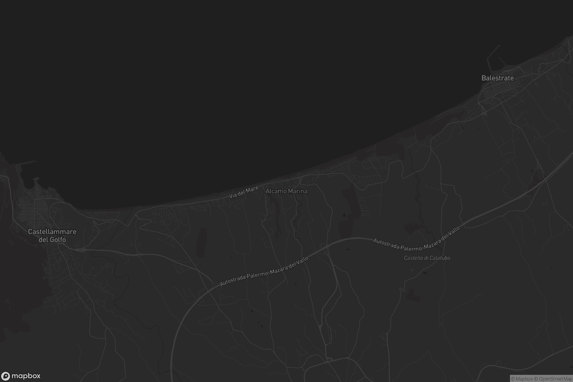 Mappa di Alcamo Marina