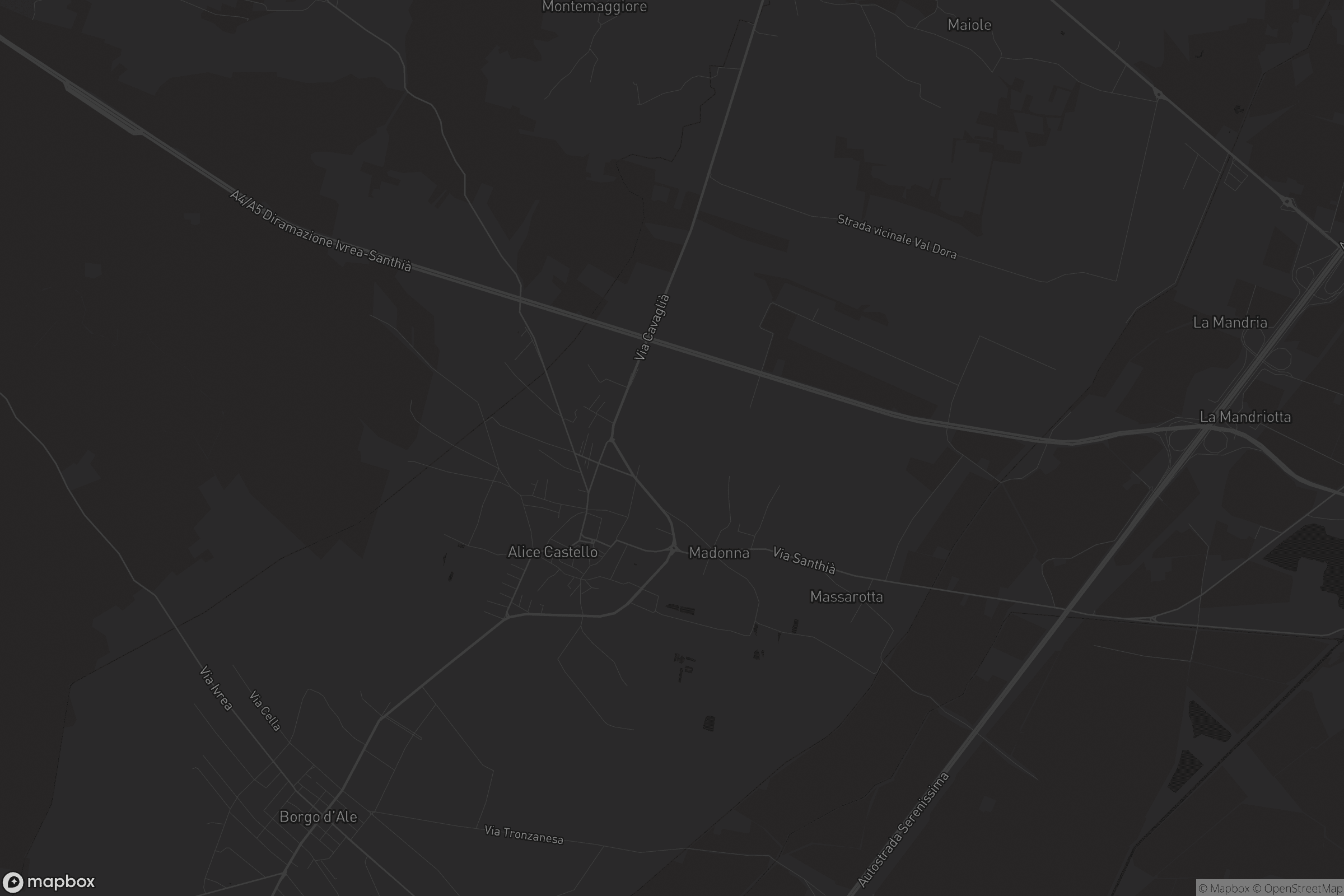 Mappa di Alice Castello