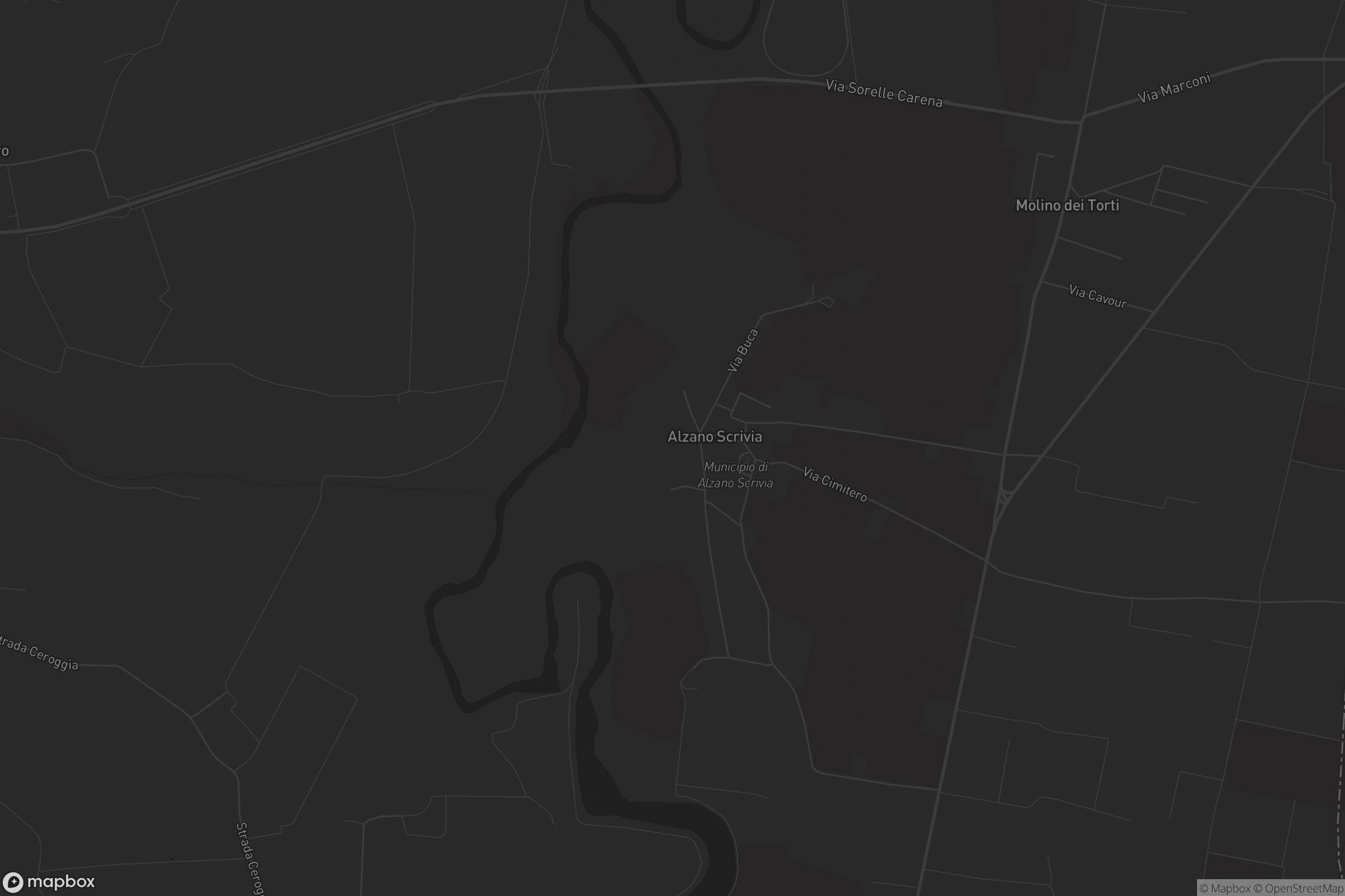 Mappa di Alzano Scrivia