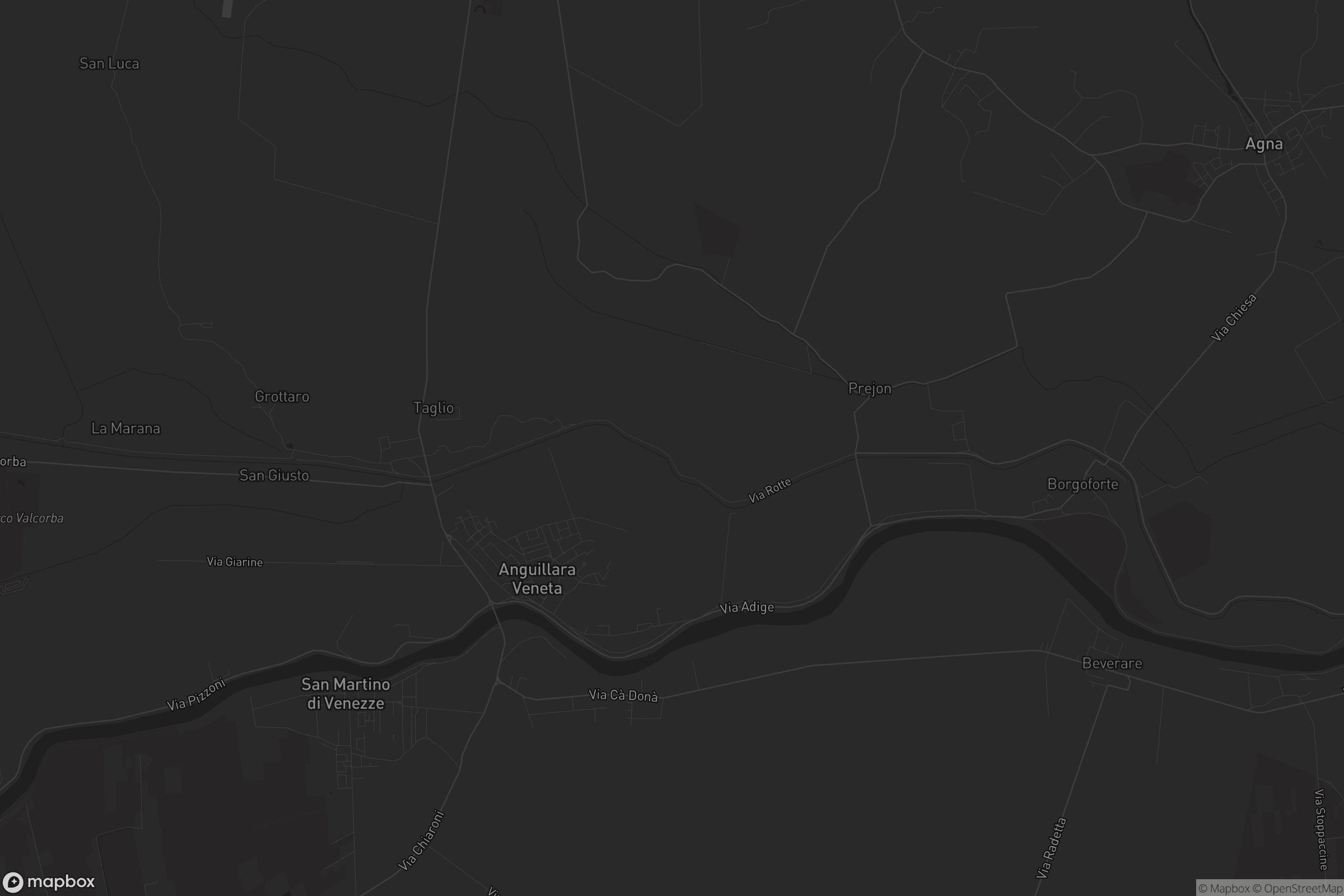 Mappa di Anguillara Veneta