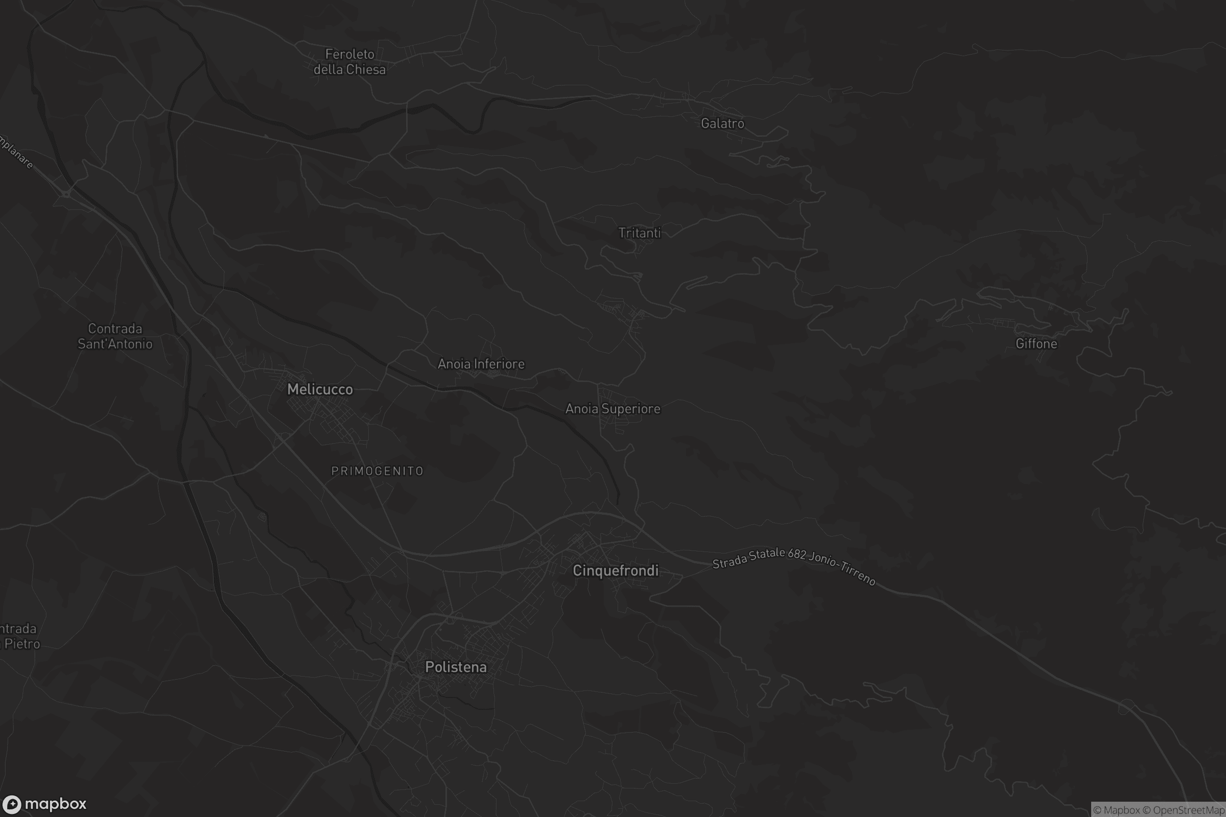 Mappa di Anoia Superiore