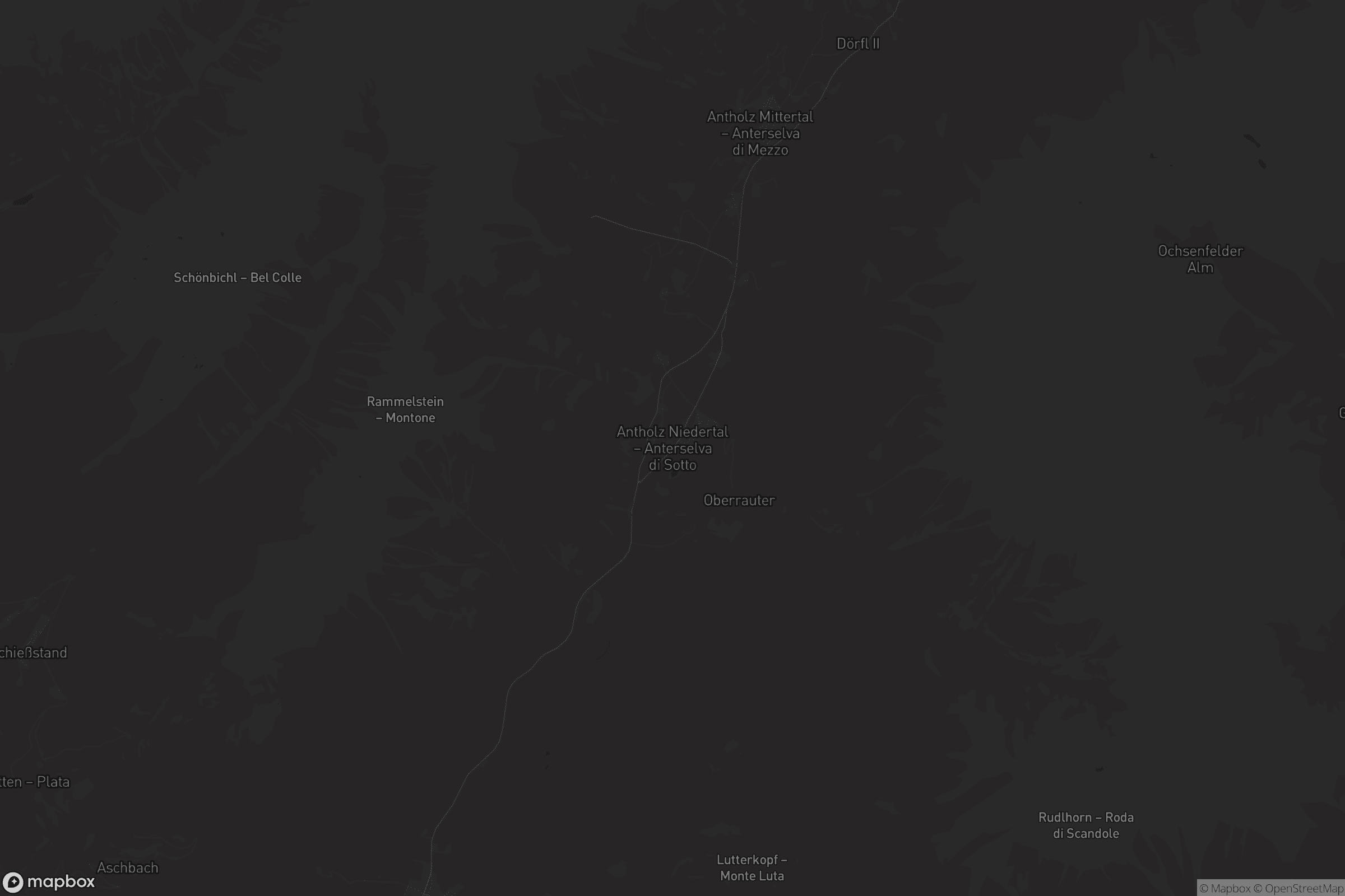 Mappa di Antholz Niedertal - Anterselva di Sotto