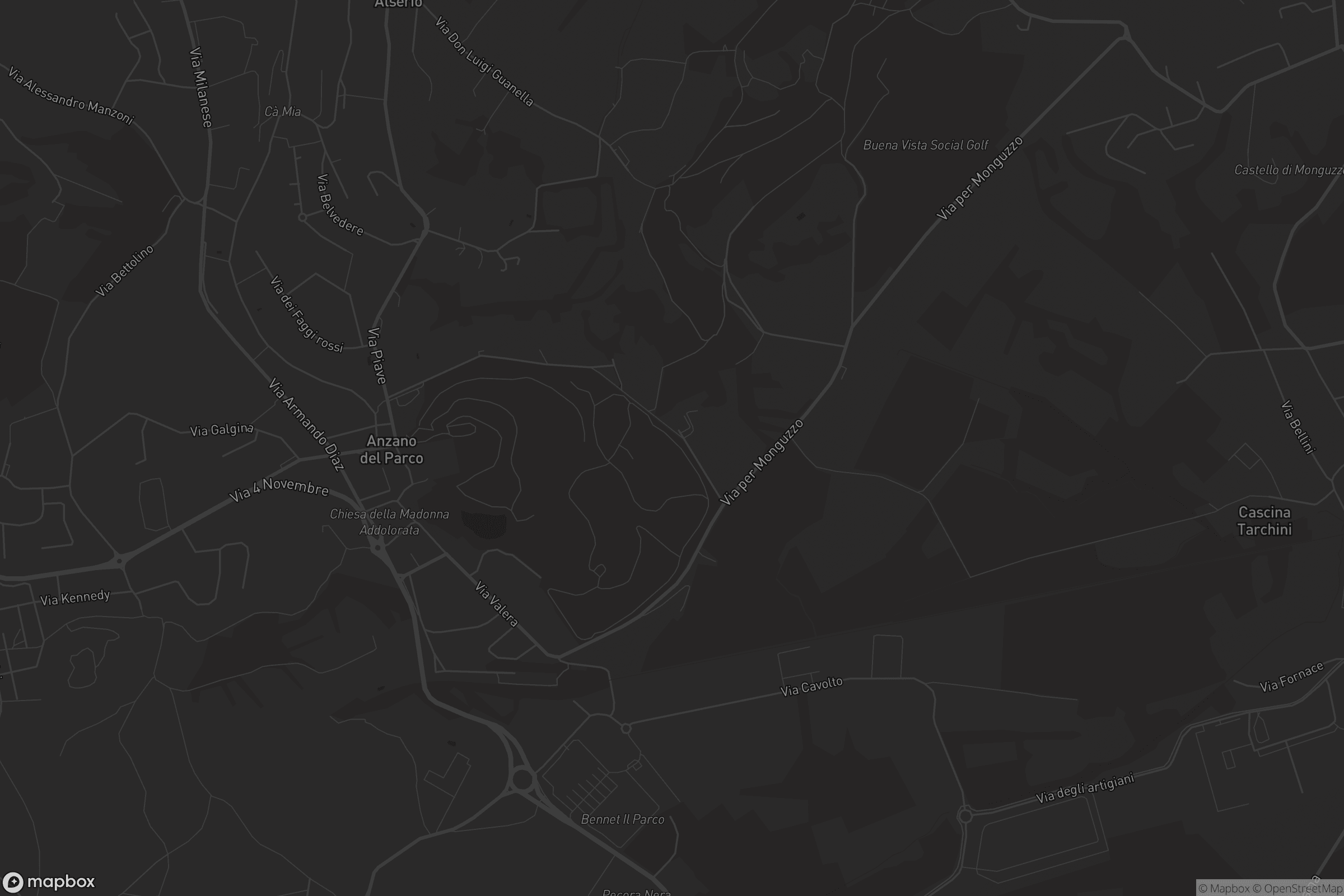 Mappa di Anzano del Parco