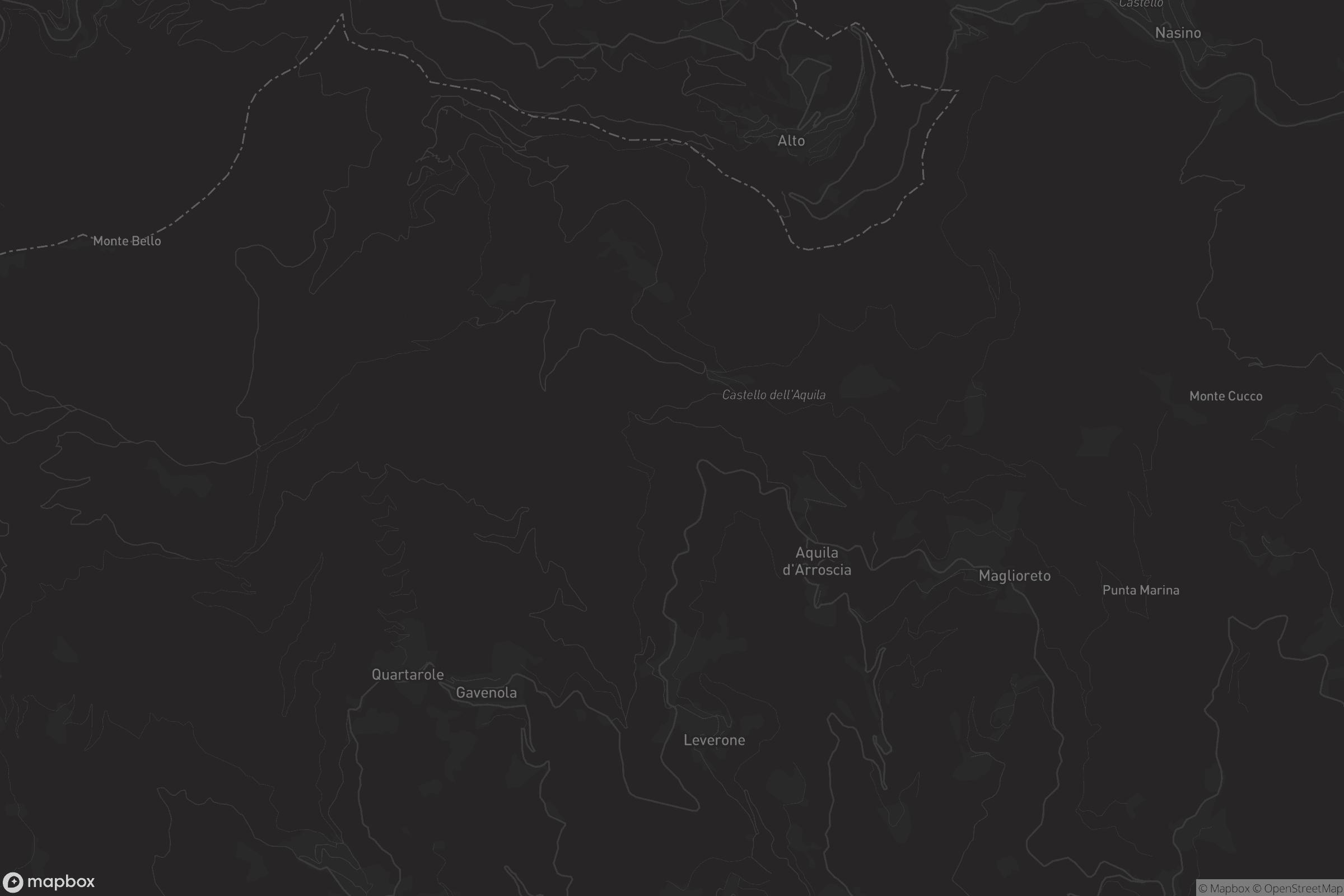 Mappa di Aquila d'Arroscia