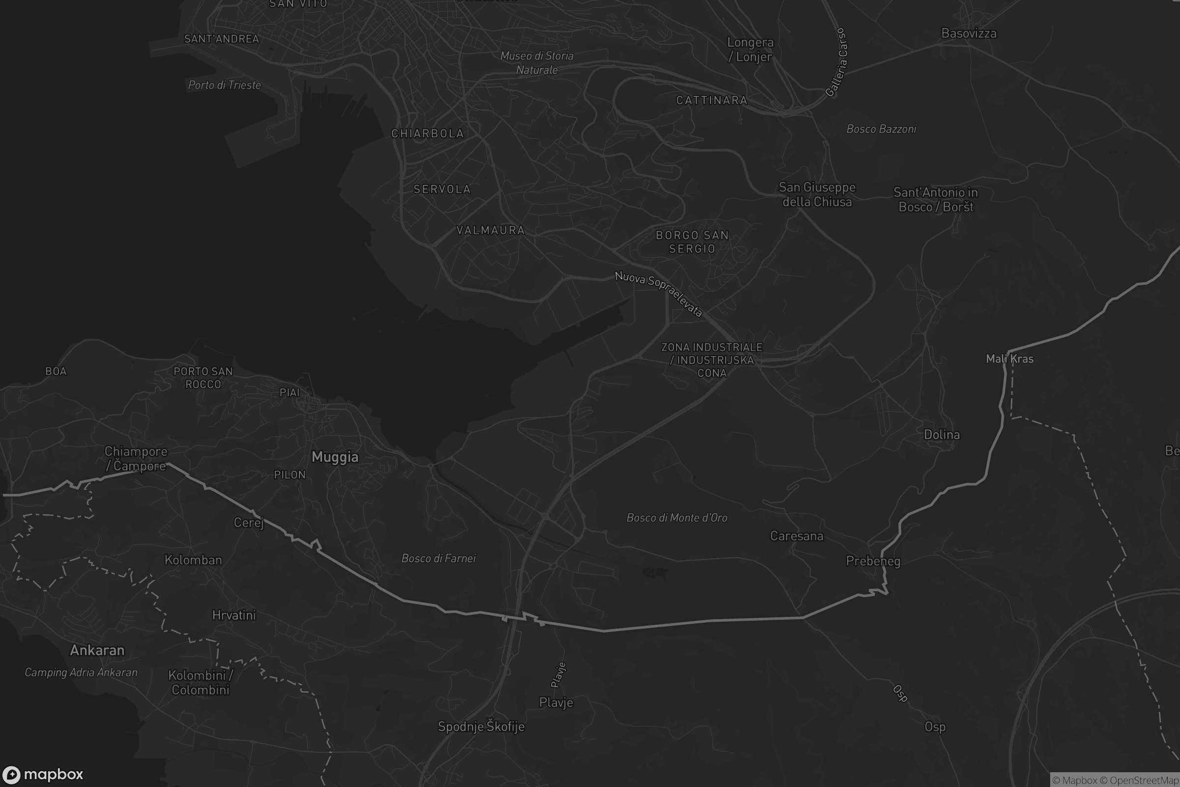 Mappa di Aquilinia / Žavlje