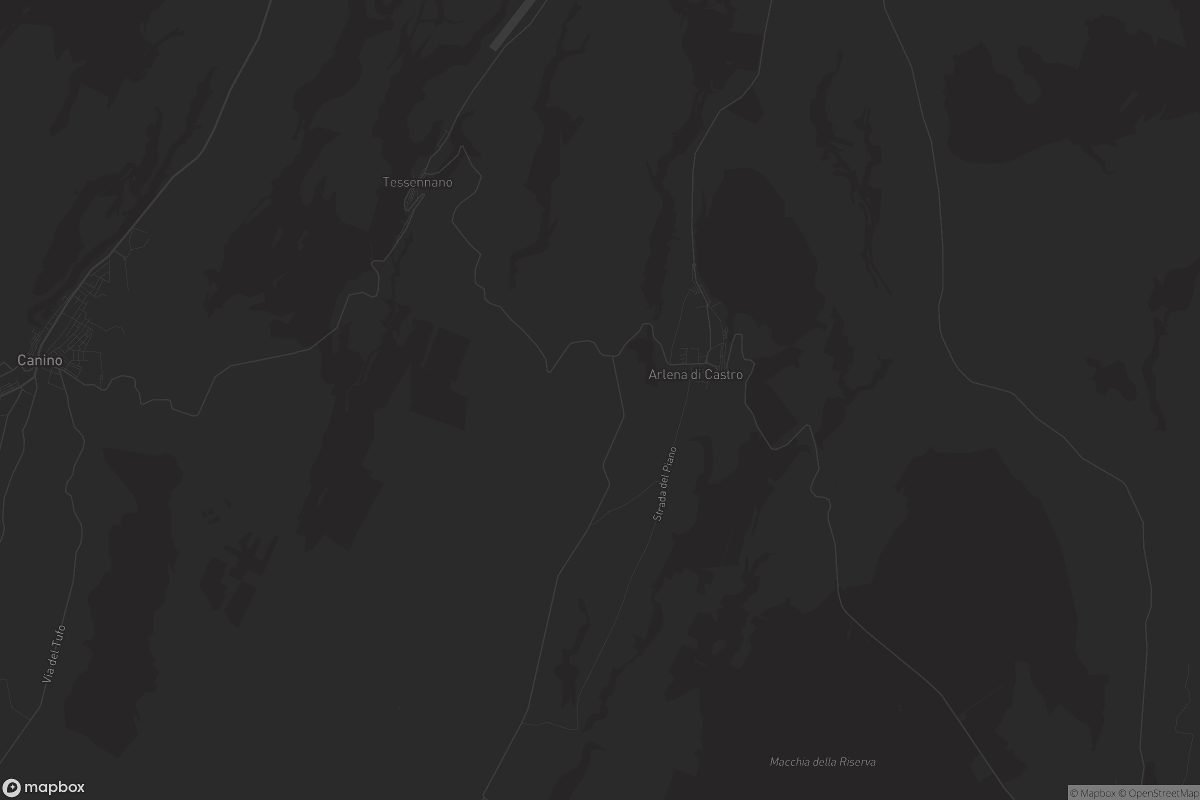 Mappa di Arlena di Castro