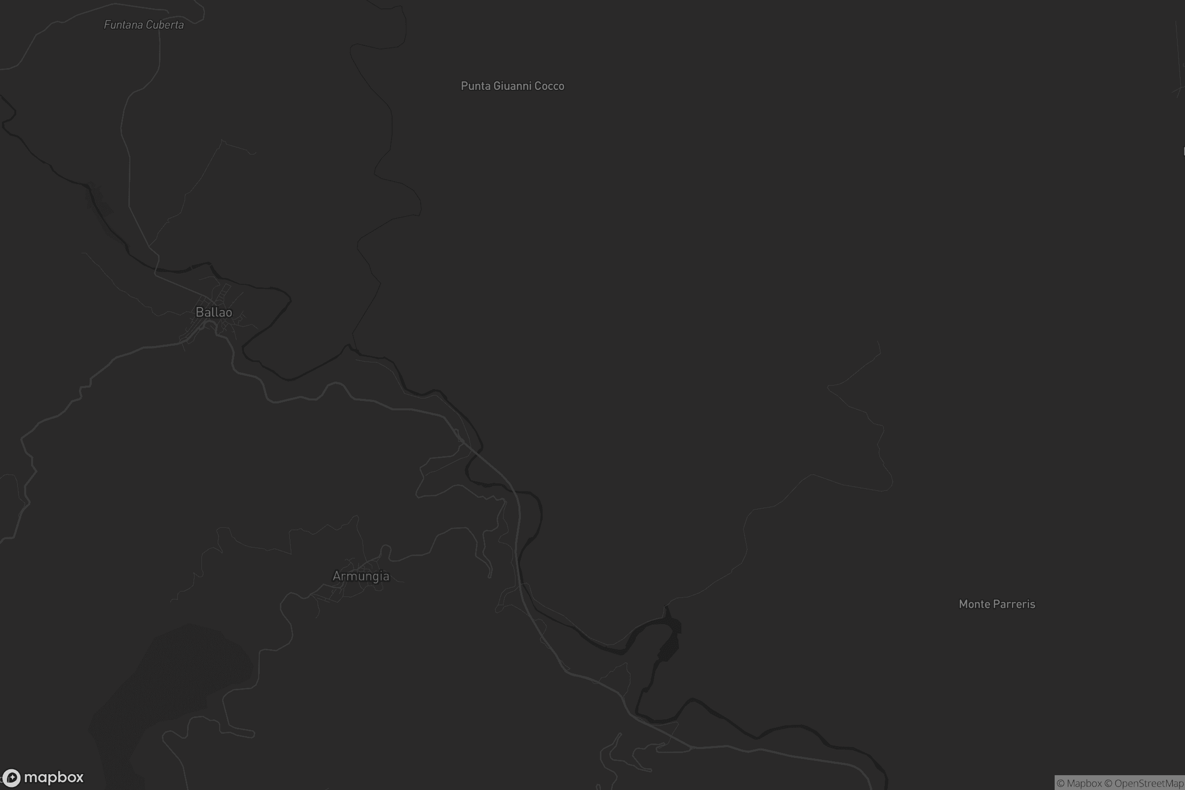 Mappa di Armùngia/Armungia