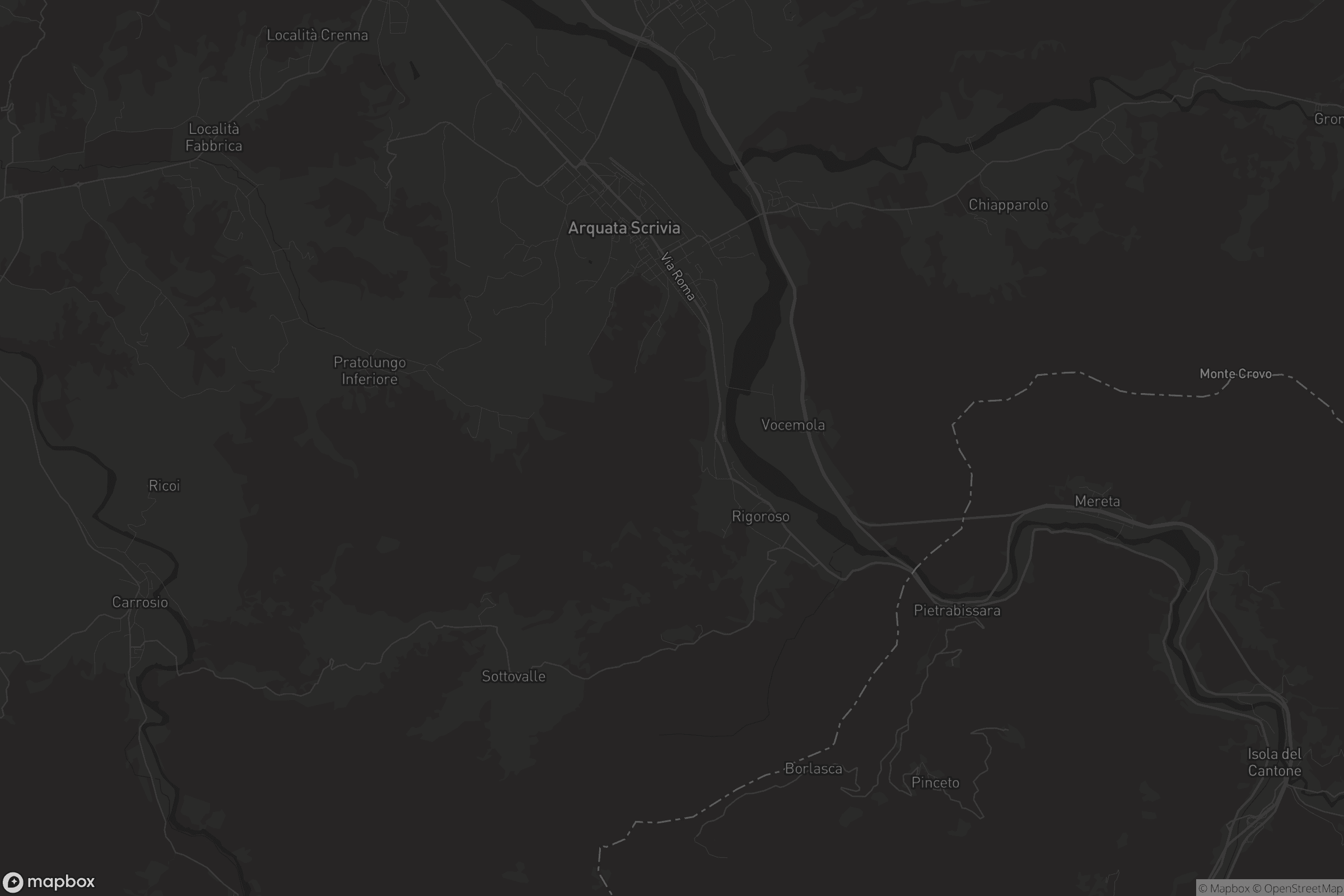 Mappa di Arquata Scrivia