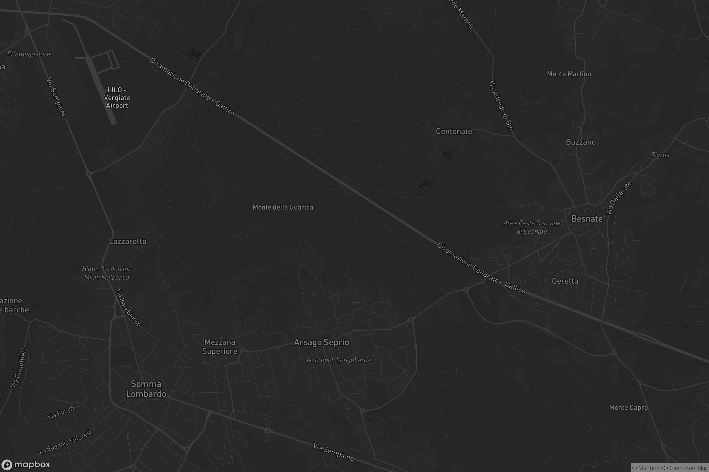 Mappa di Arsago Seprio