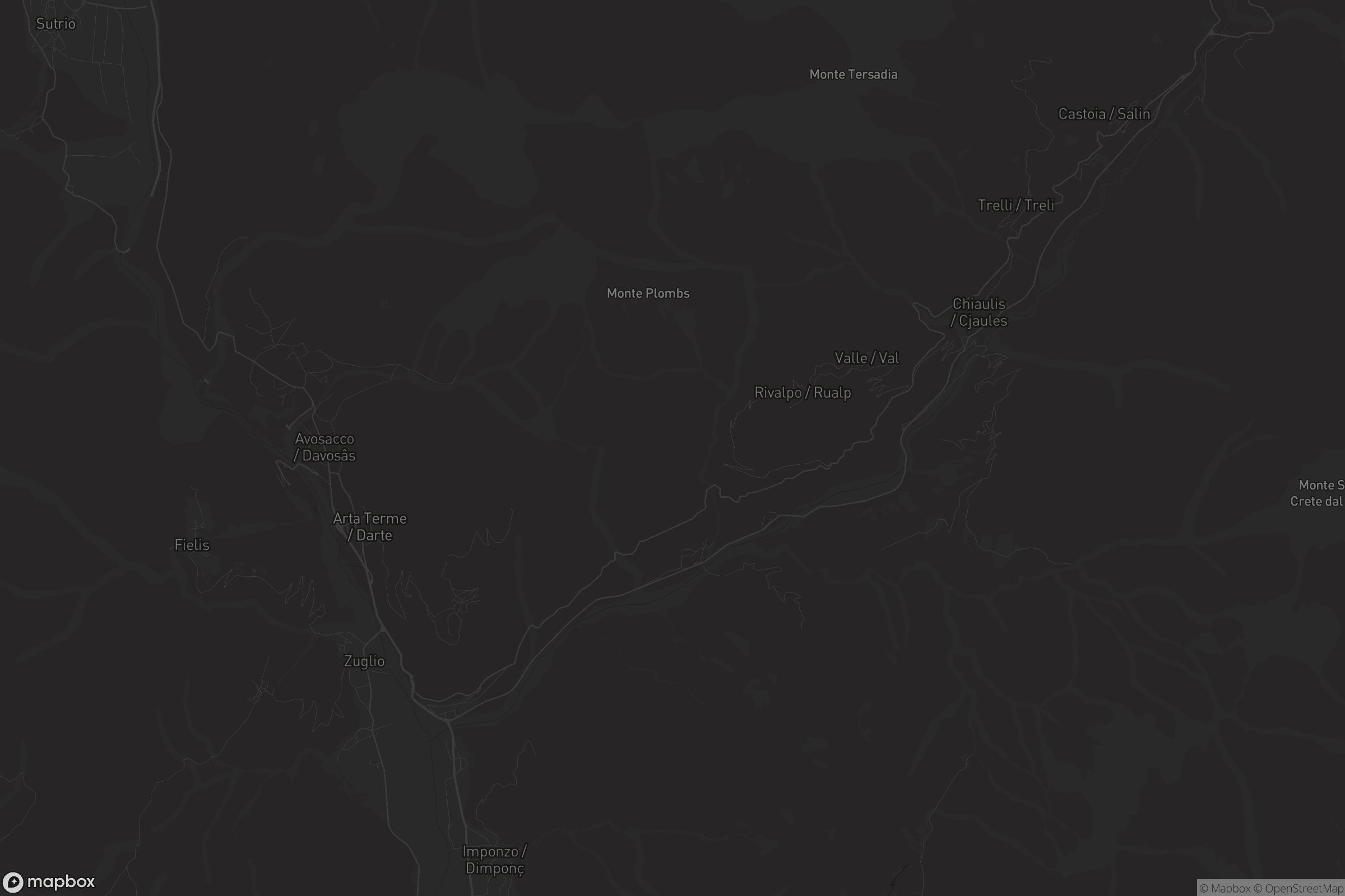 Mappa di Arta Terme / Darte