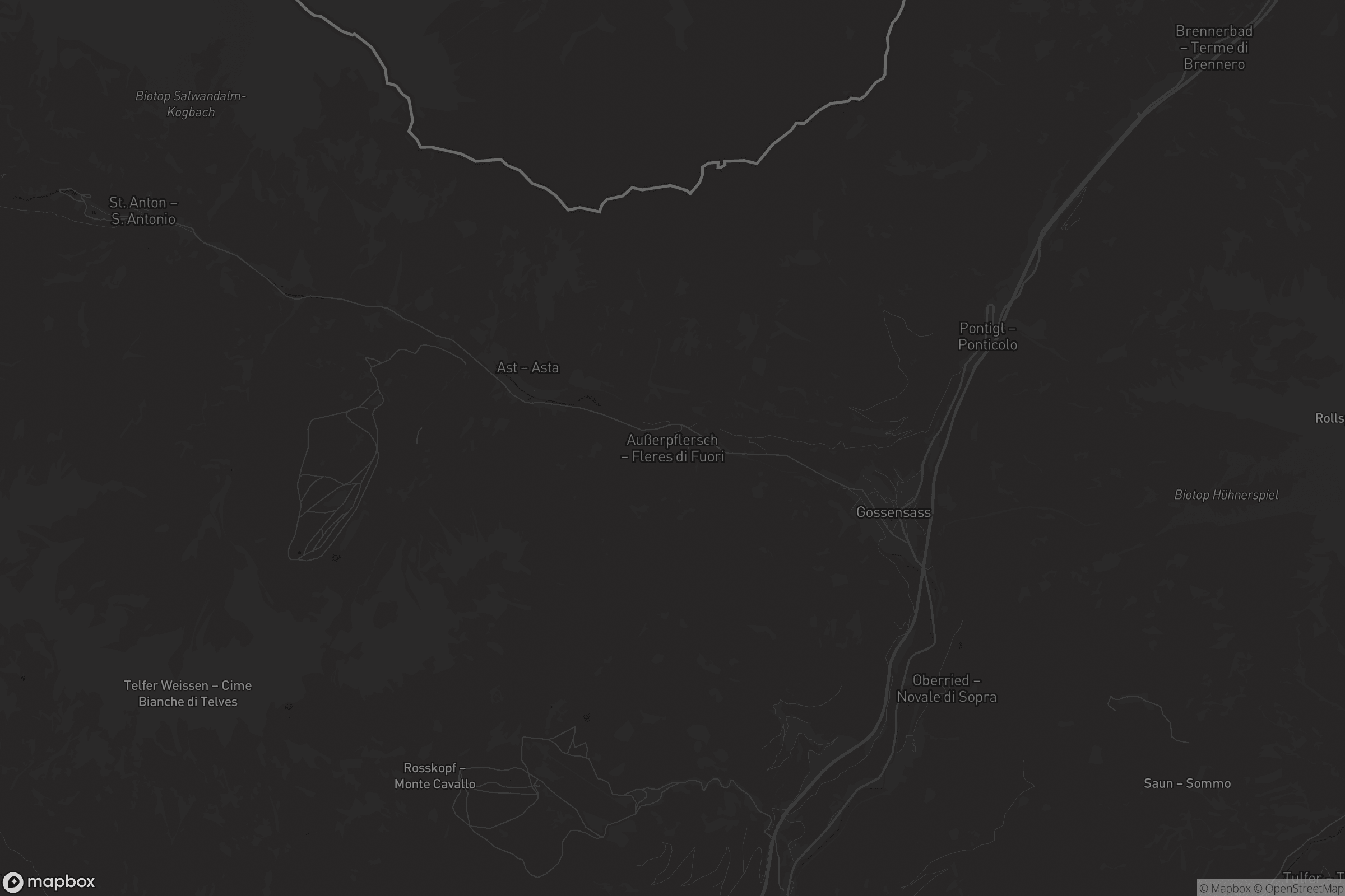 Mappa di Außerpflersch - Fleres di Fuori