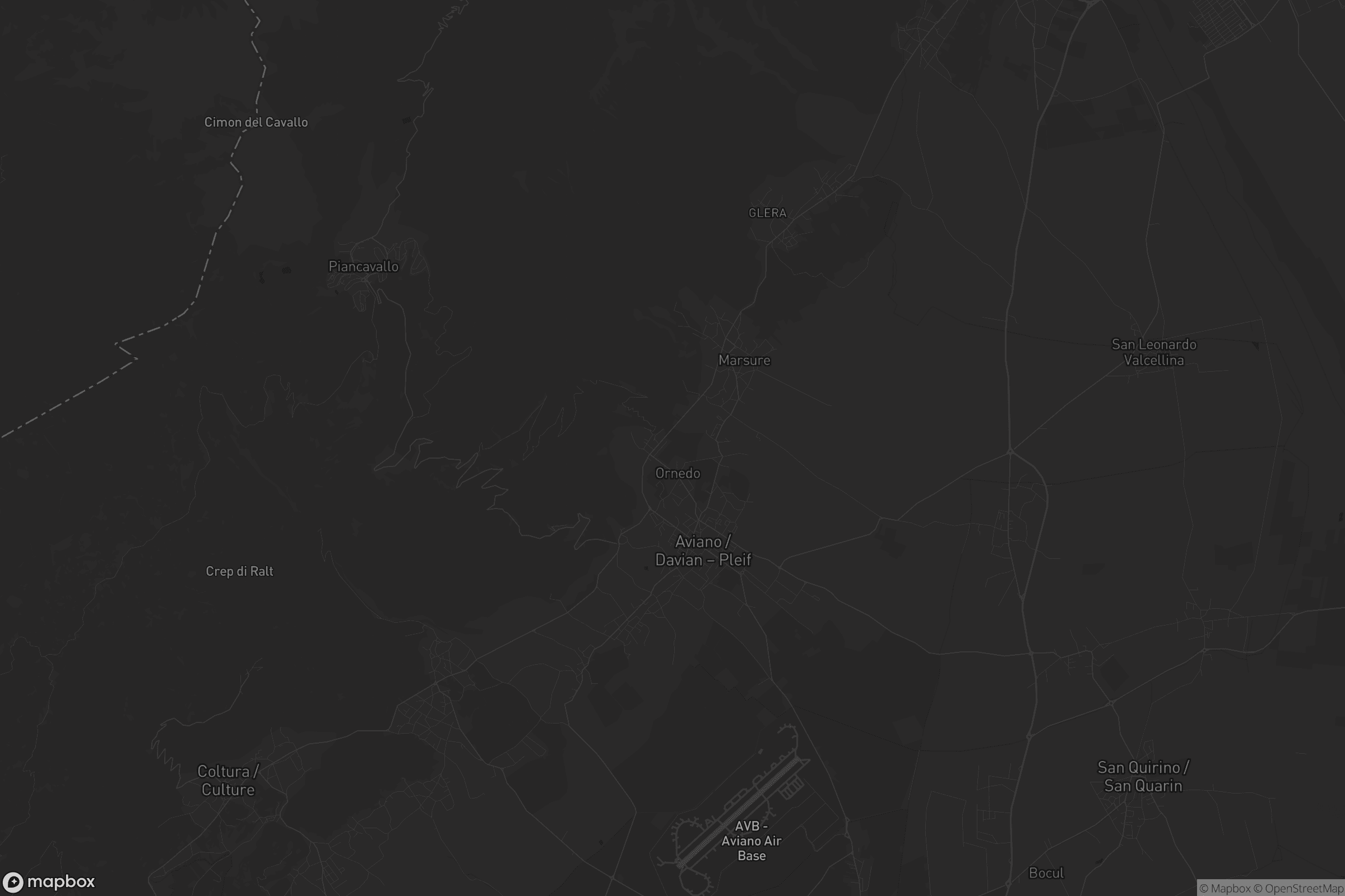 Mappa di Aviano / Davian