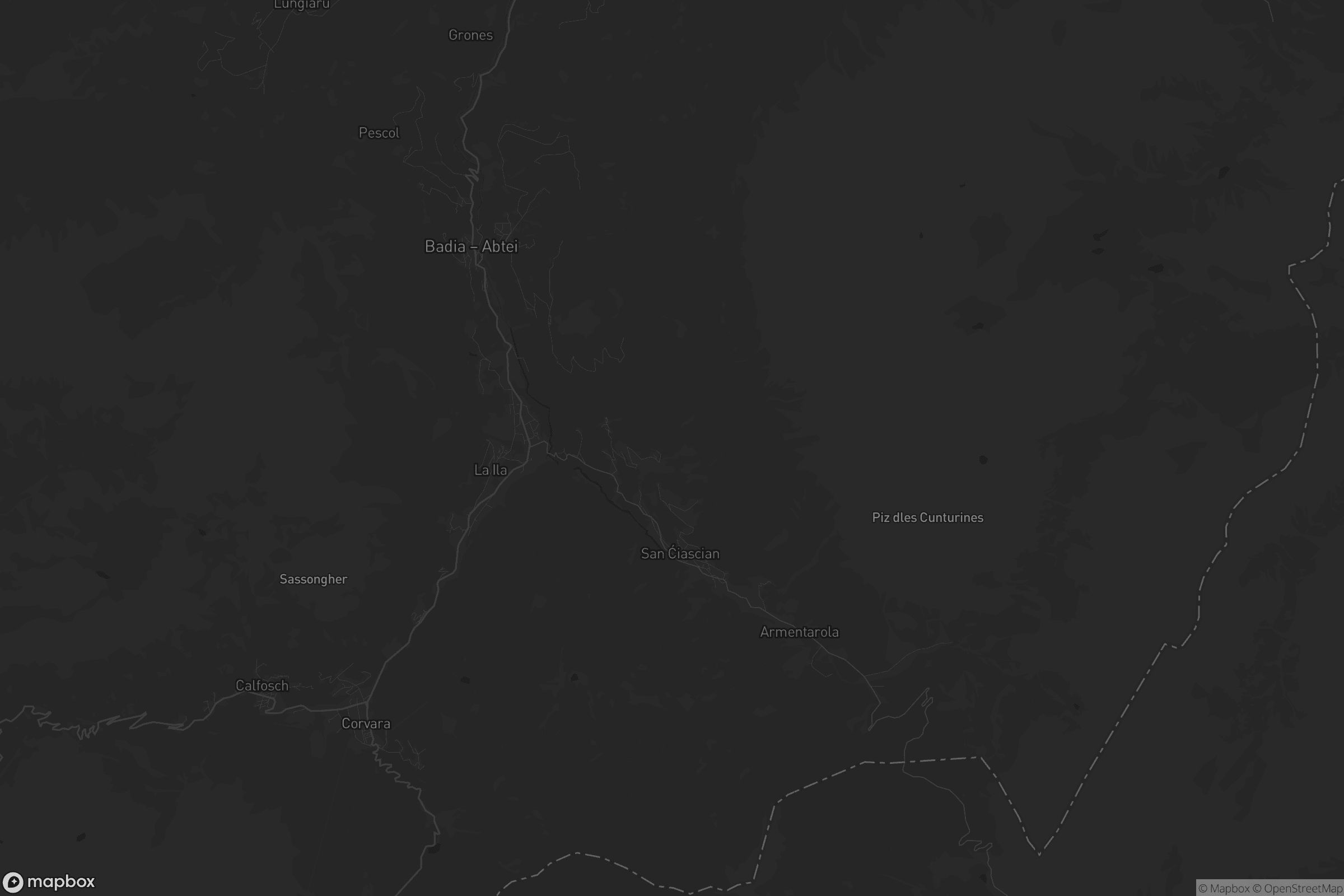 Mappa di Badia - Abtei