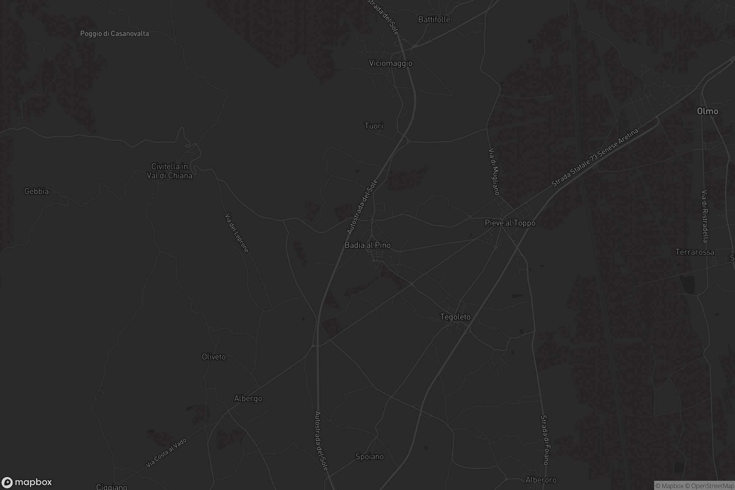 Mappa di Badia al Pino