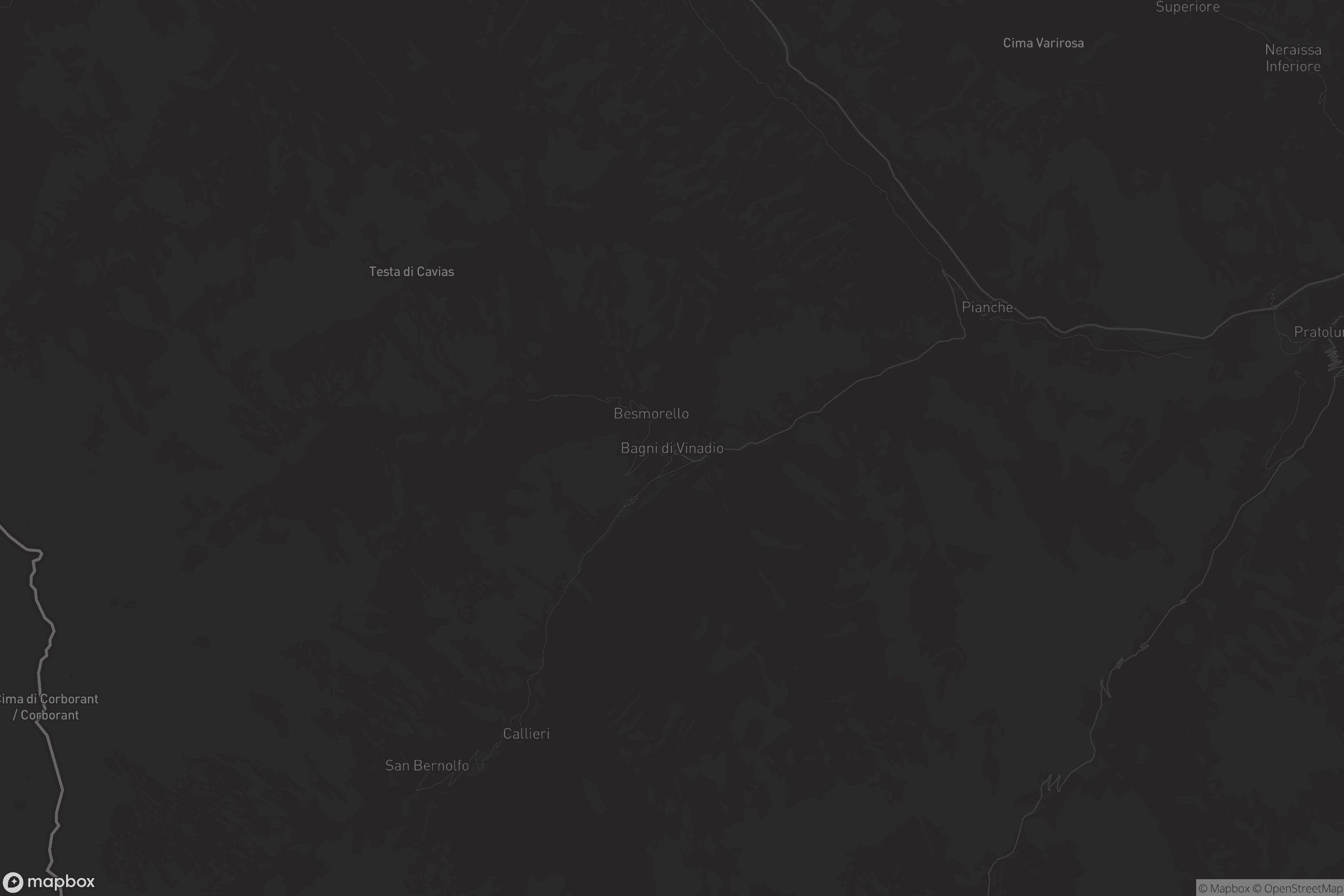 Mappa di Bagni di Vinadio