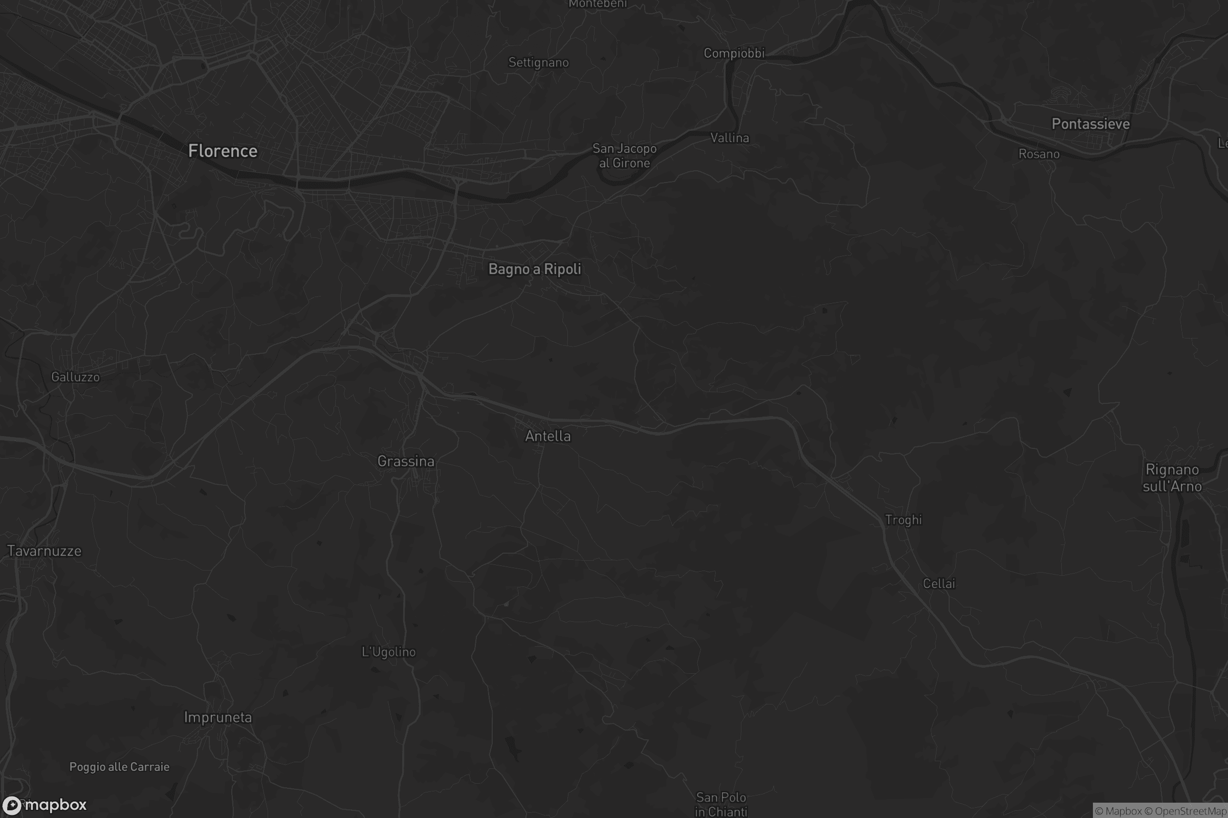 Mappa di Bagno a Ripoli