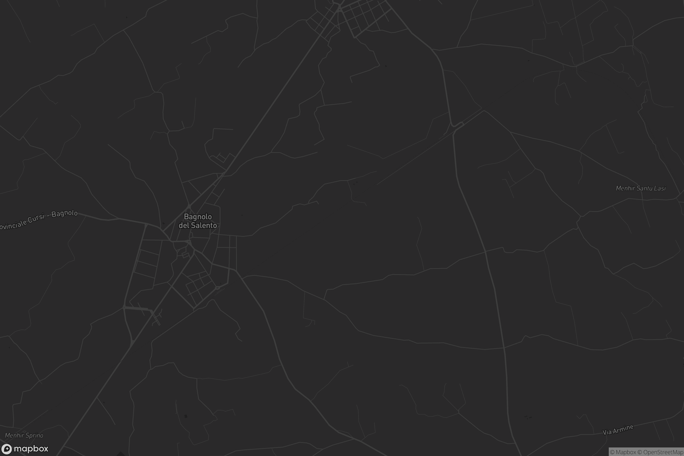 Mappa di Bagnolo del Salento