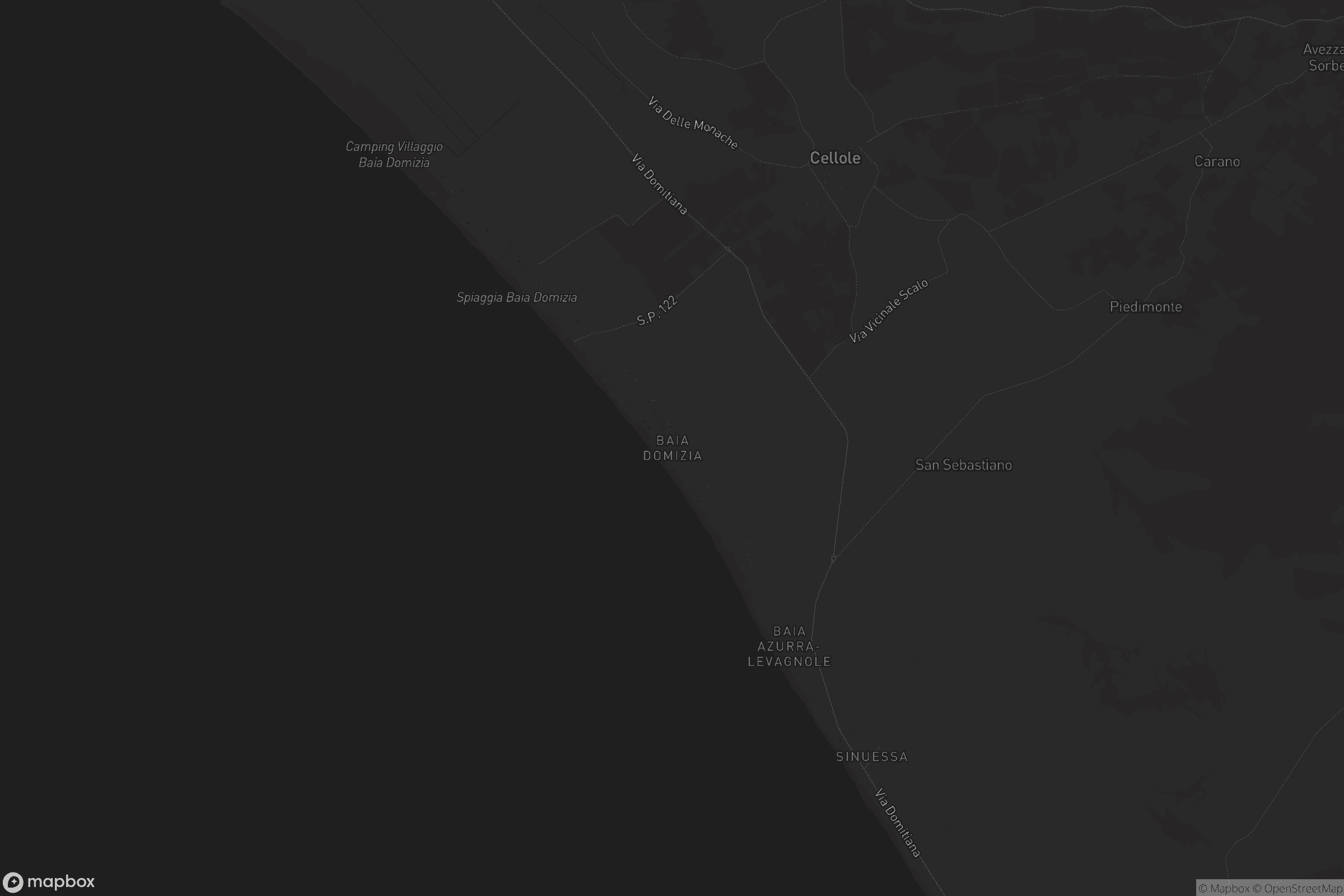 Mappa di Baia Domizia