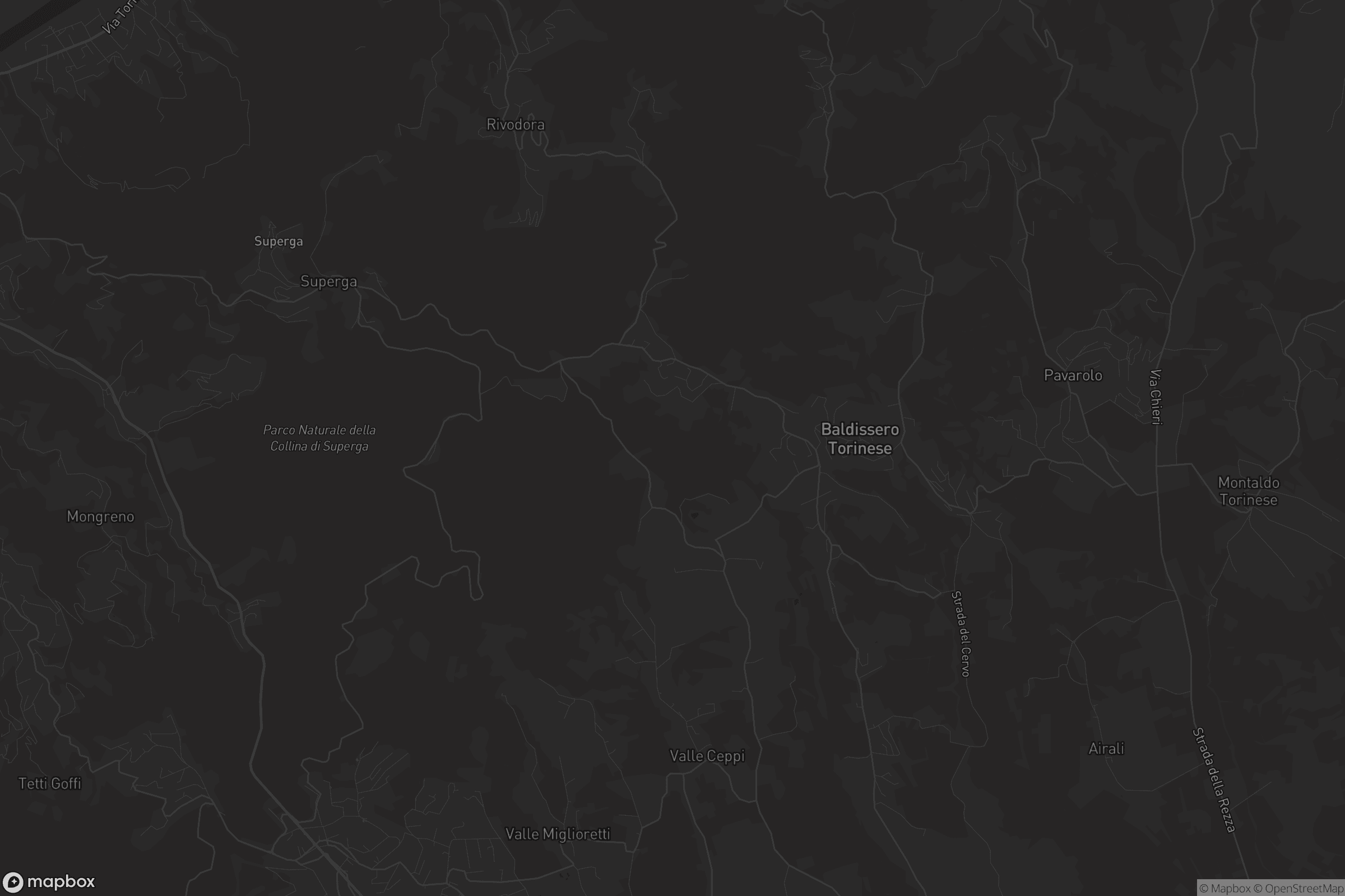 Mappa di Baldissero Torinese