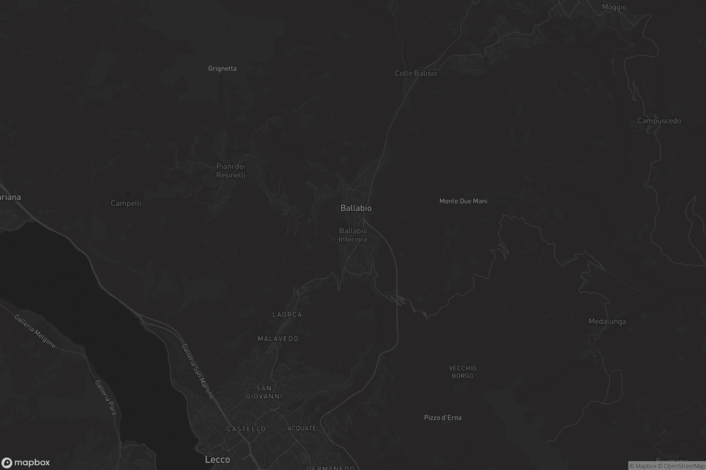 Mappa di Ballabio Inferiore