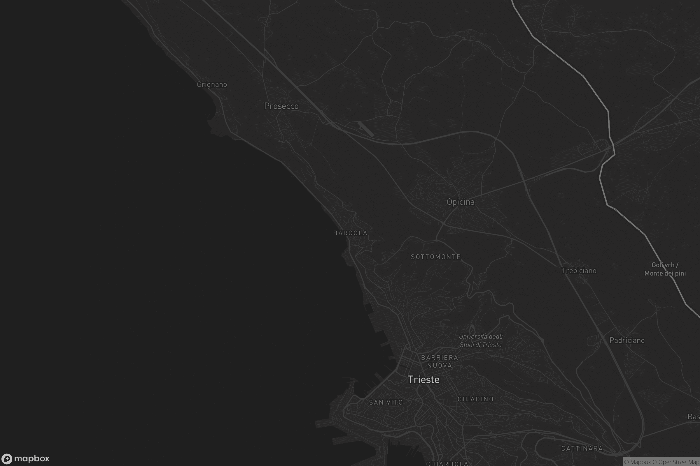 Mappa di Barcola / Barkovlje