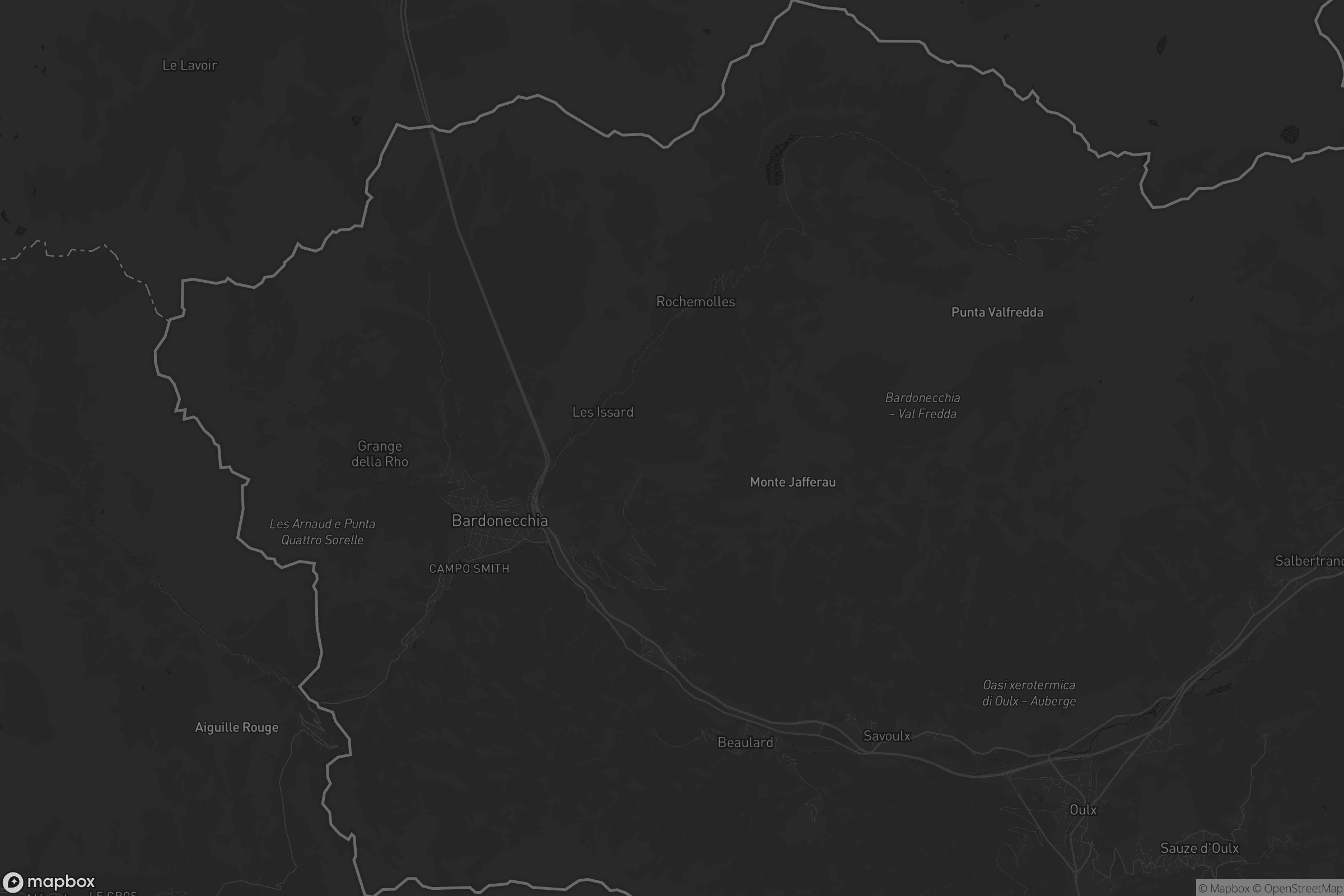 Mappa di Bardonecchia