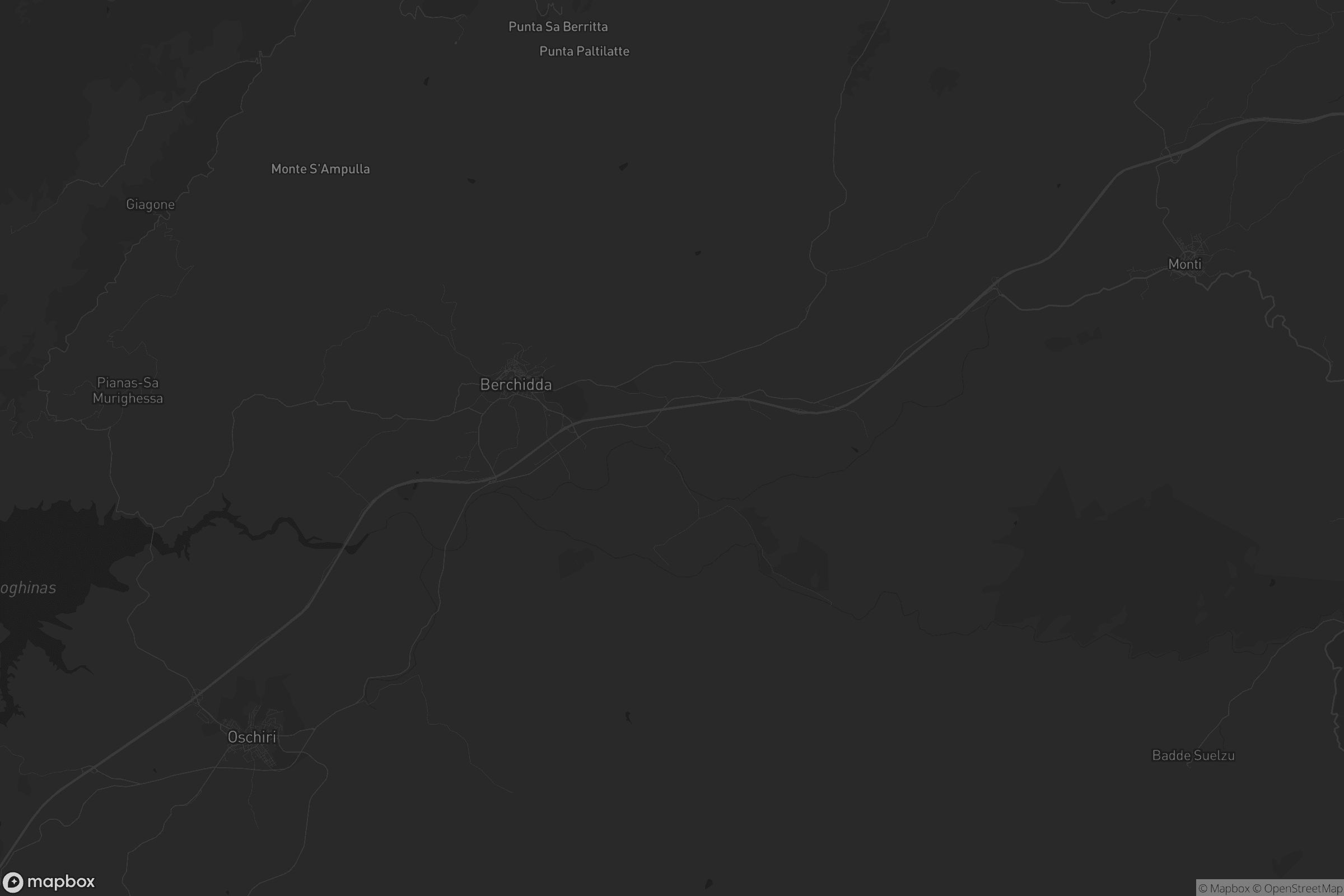 Mappa di Belchidda/Berchidda