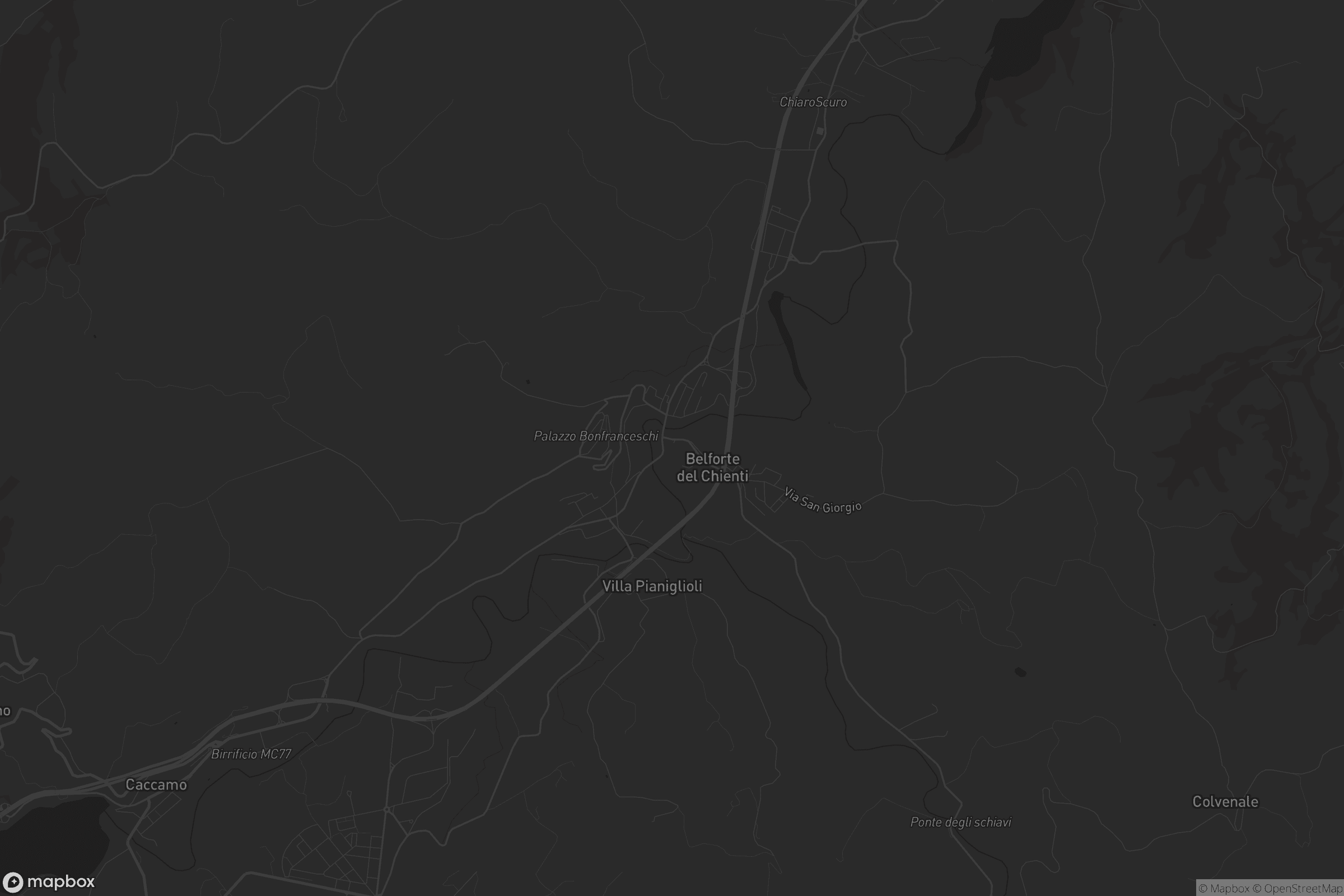 Mappa di Belforte del Chienti