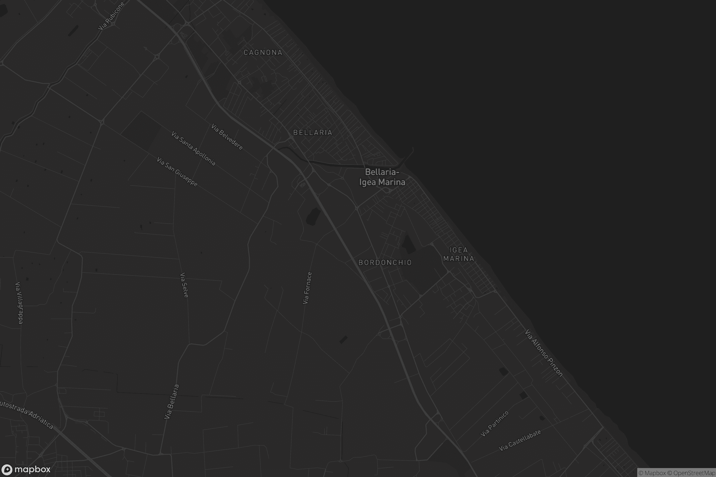 Mappa di Bellaria-Igea Marina