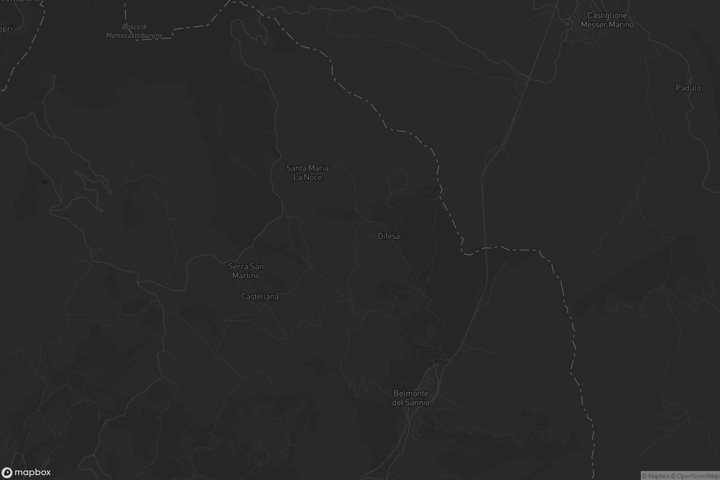 Mappa di Belmonte del Sannio