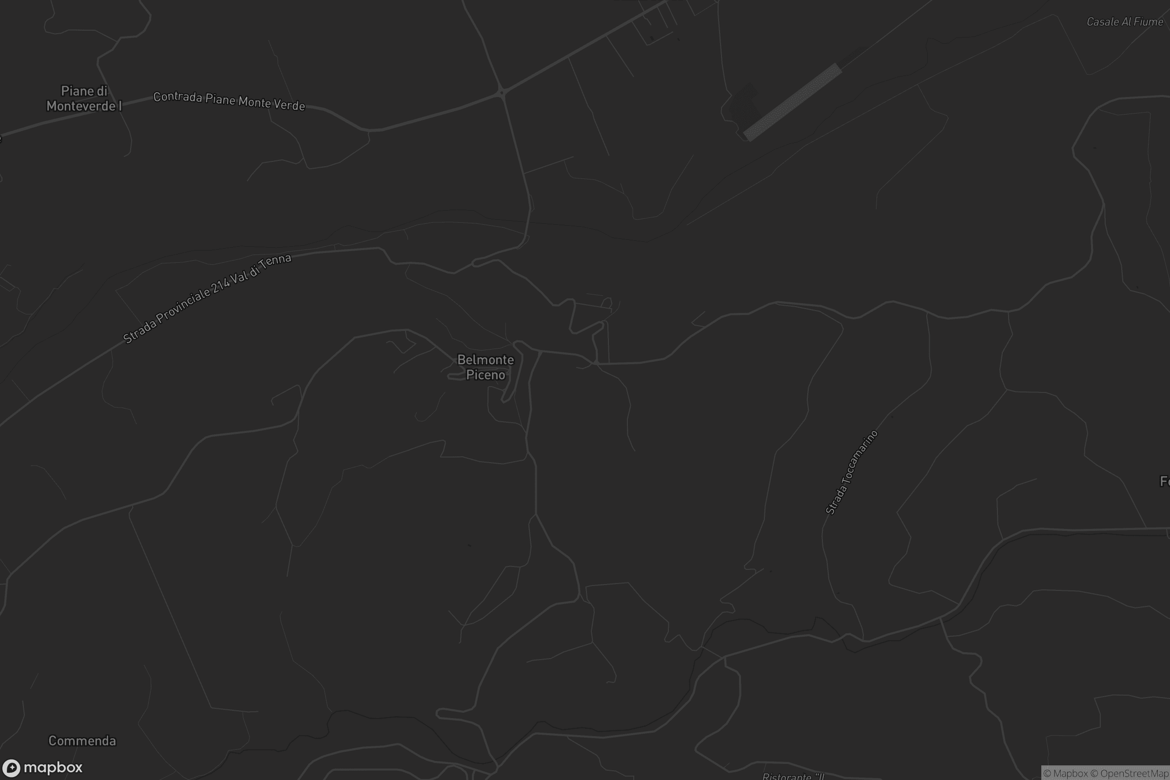 Mappa di Belmonte Piceno