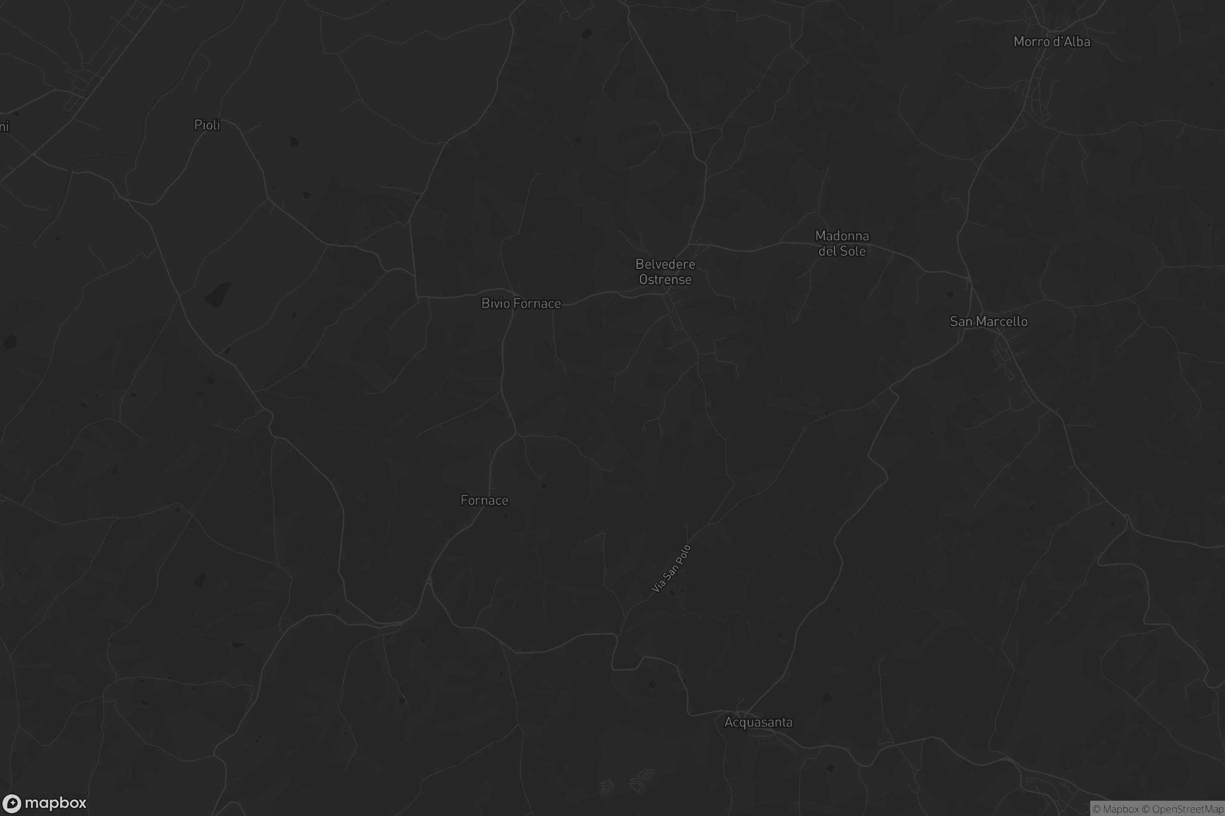 Mappa di Belvedere Ostrense