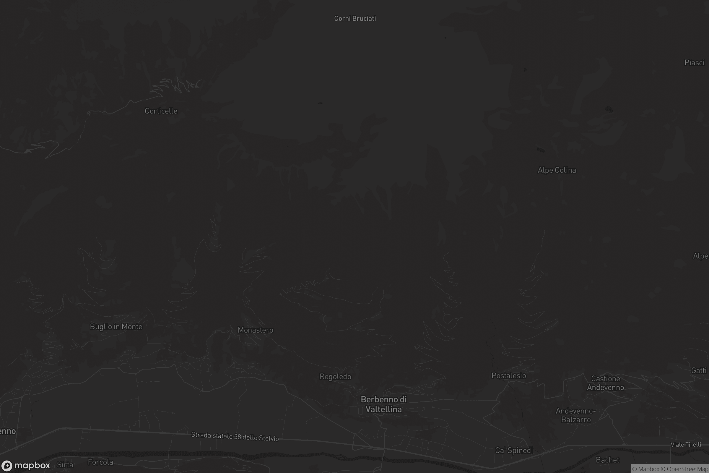 Mappa di Berbenno di Valtellina