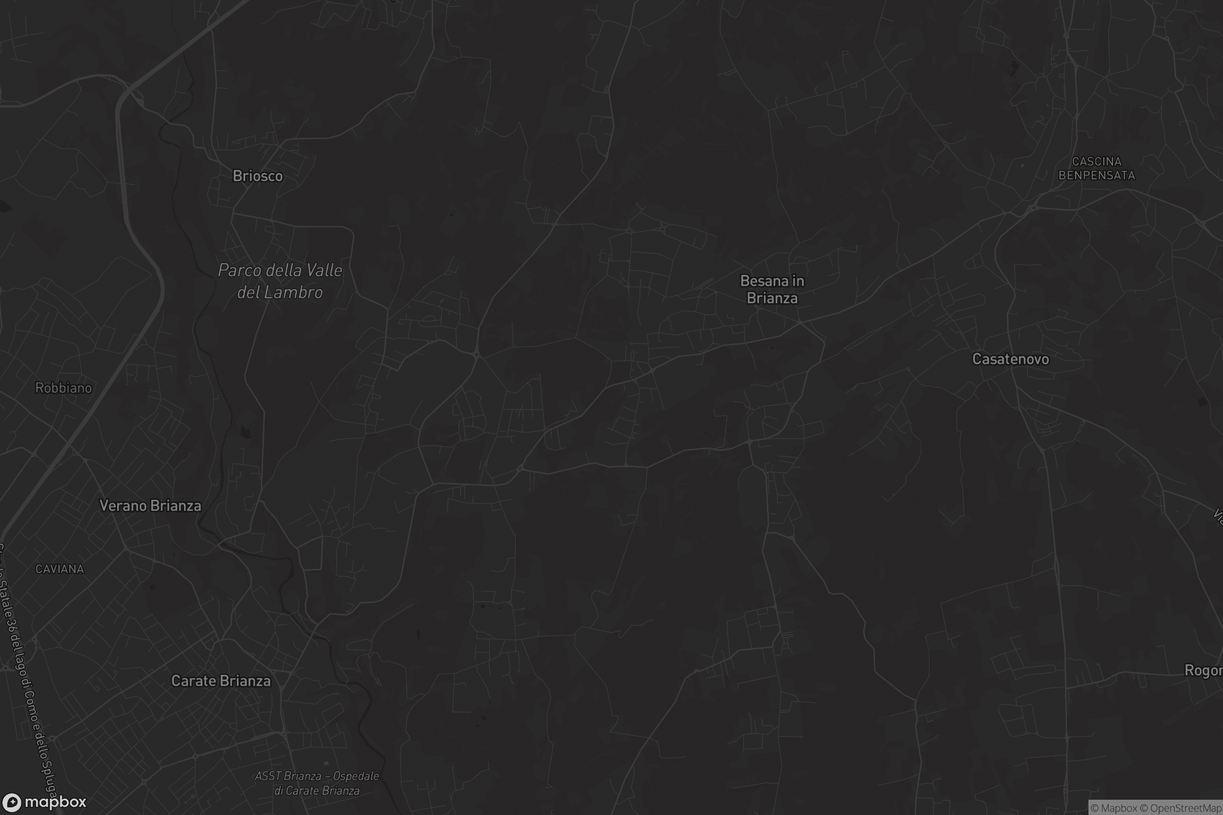 Mappa di Besana in Brianza