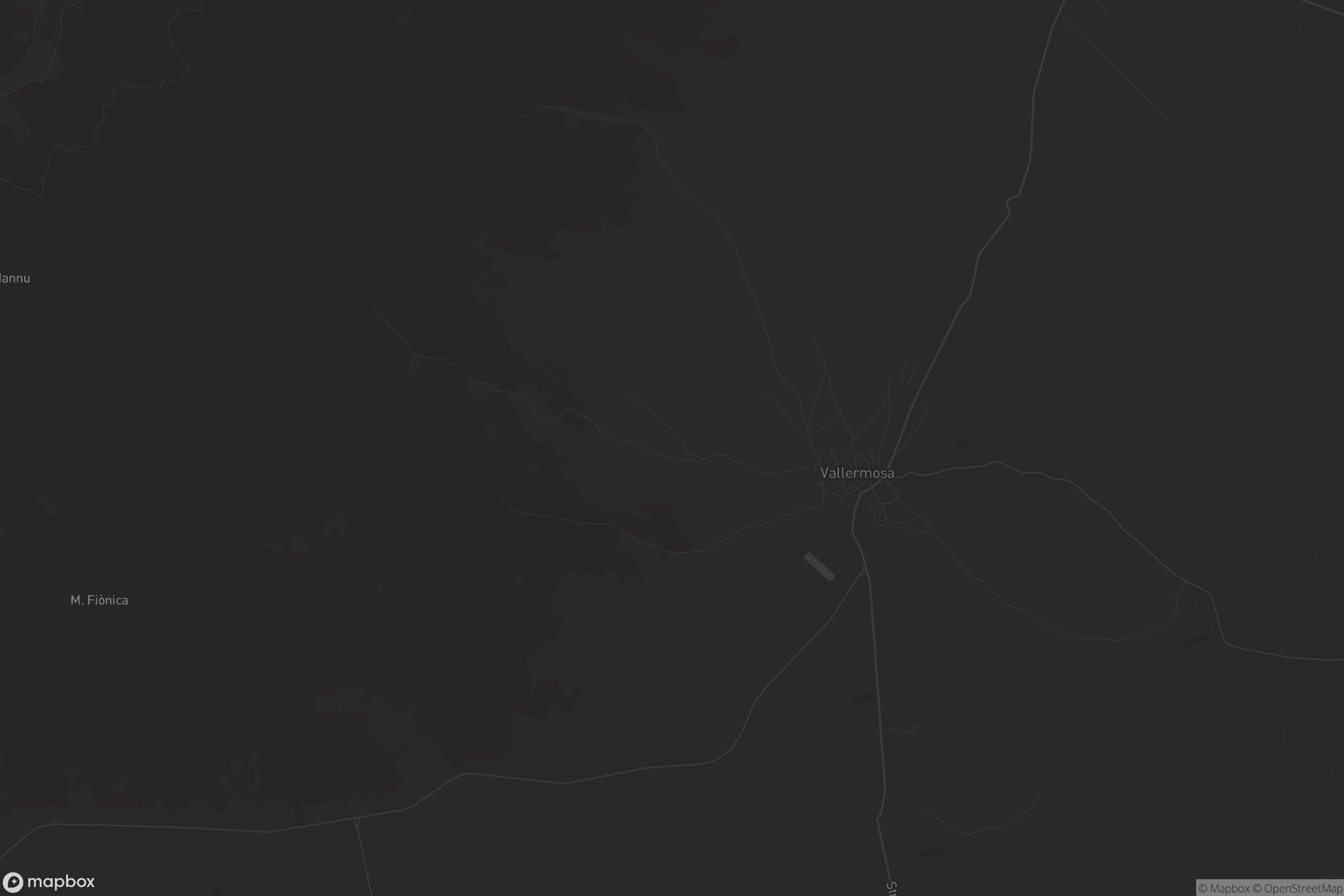 Mappa di Biddaramosa/Vallermosa