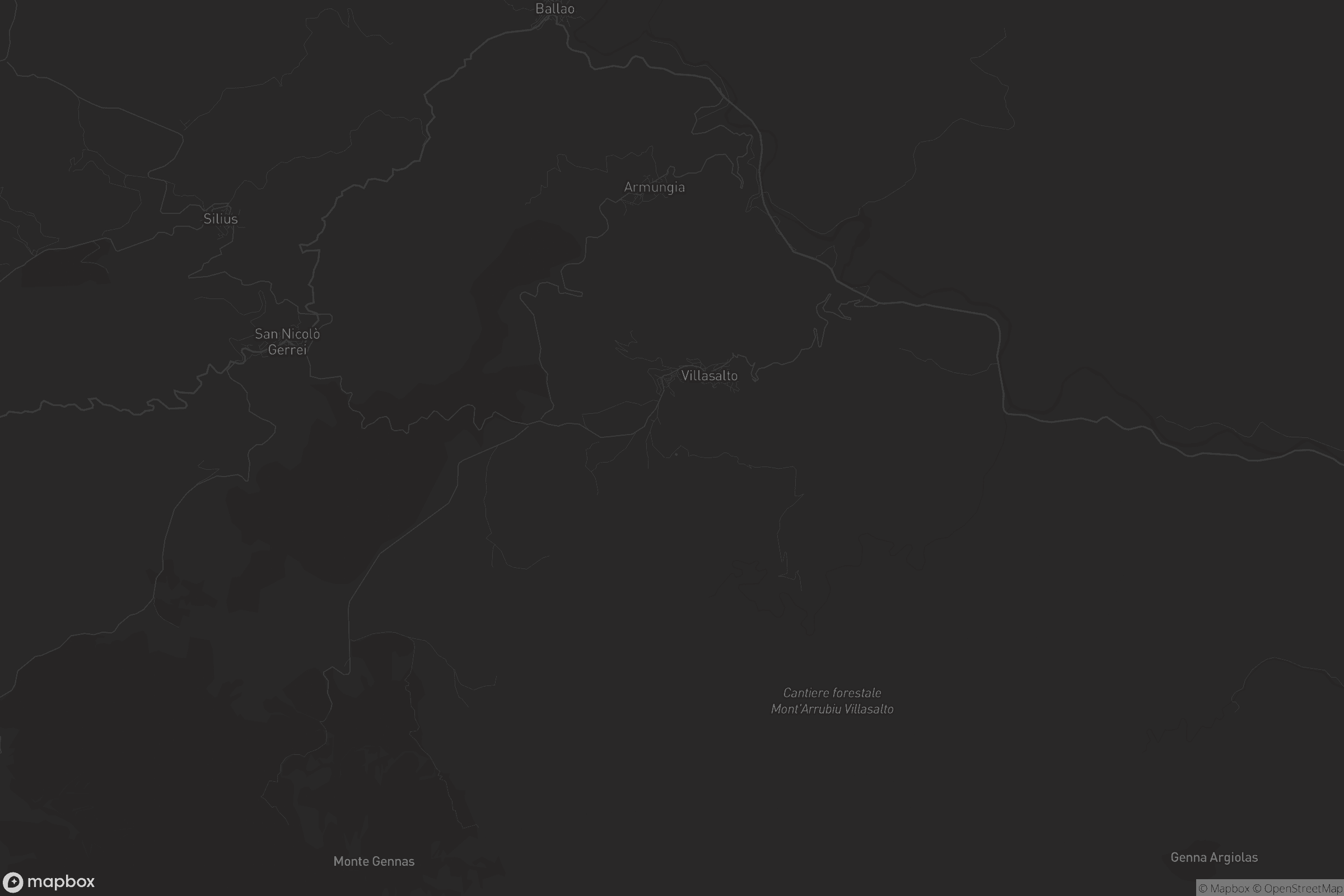 Mappa di Biddesatu/Villasalto