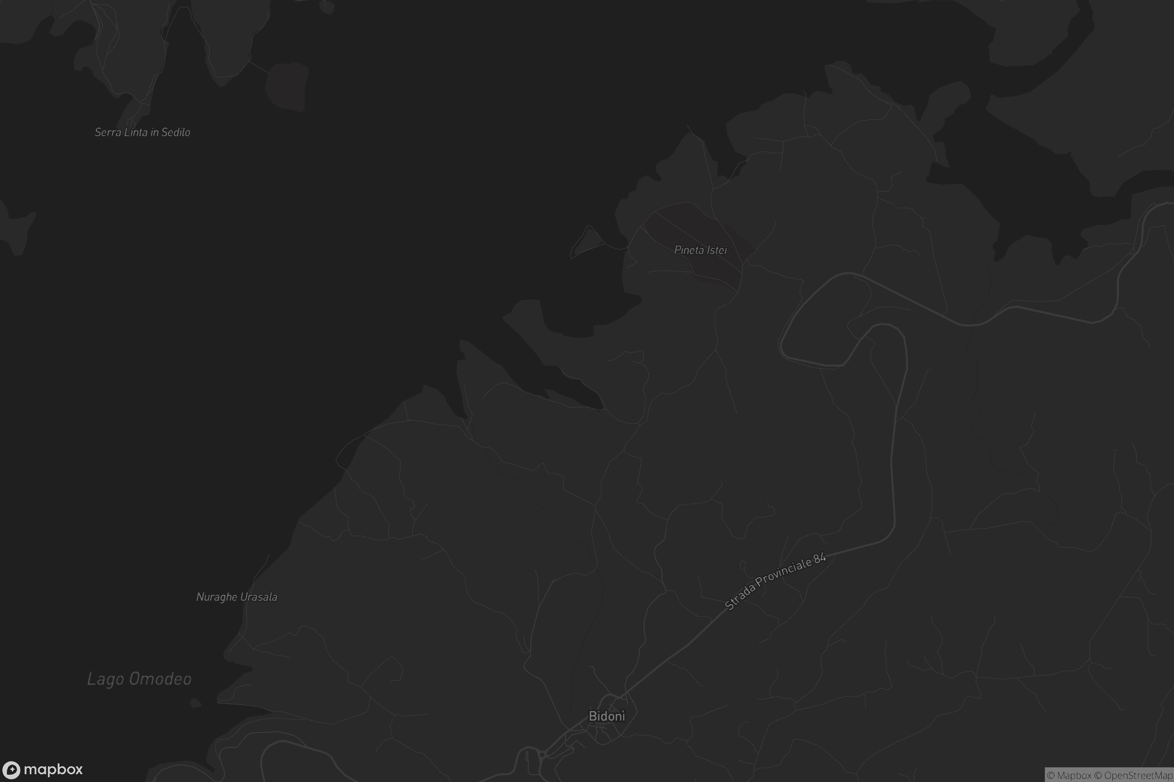 Mappa di Bidoniu/Bidonì