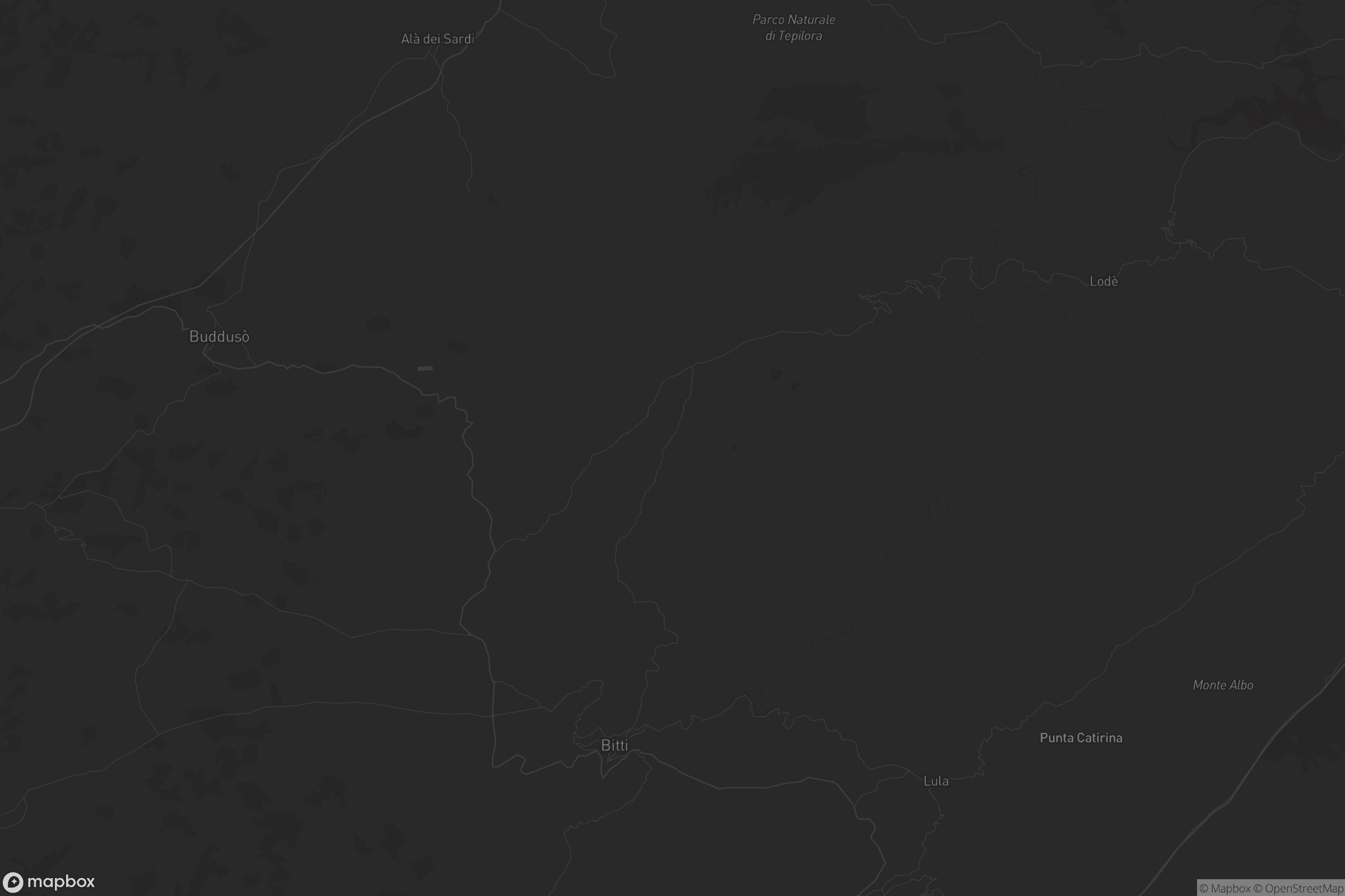 Mappa di Bitzi/Bitti